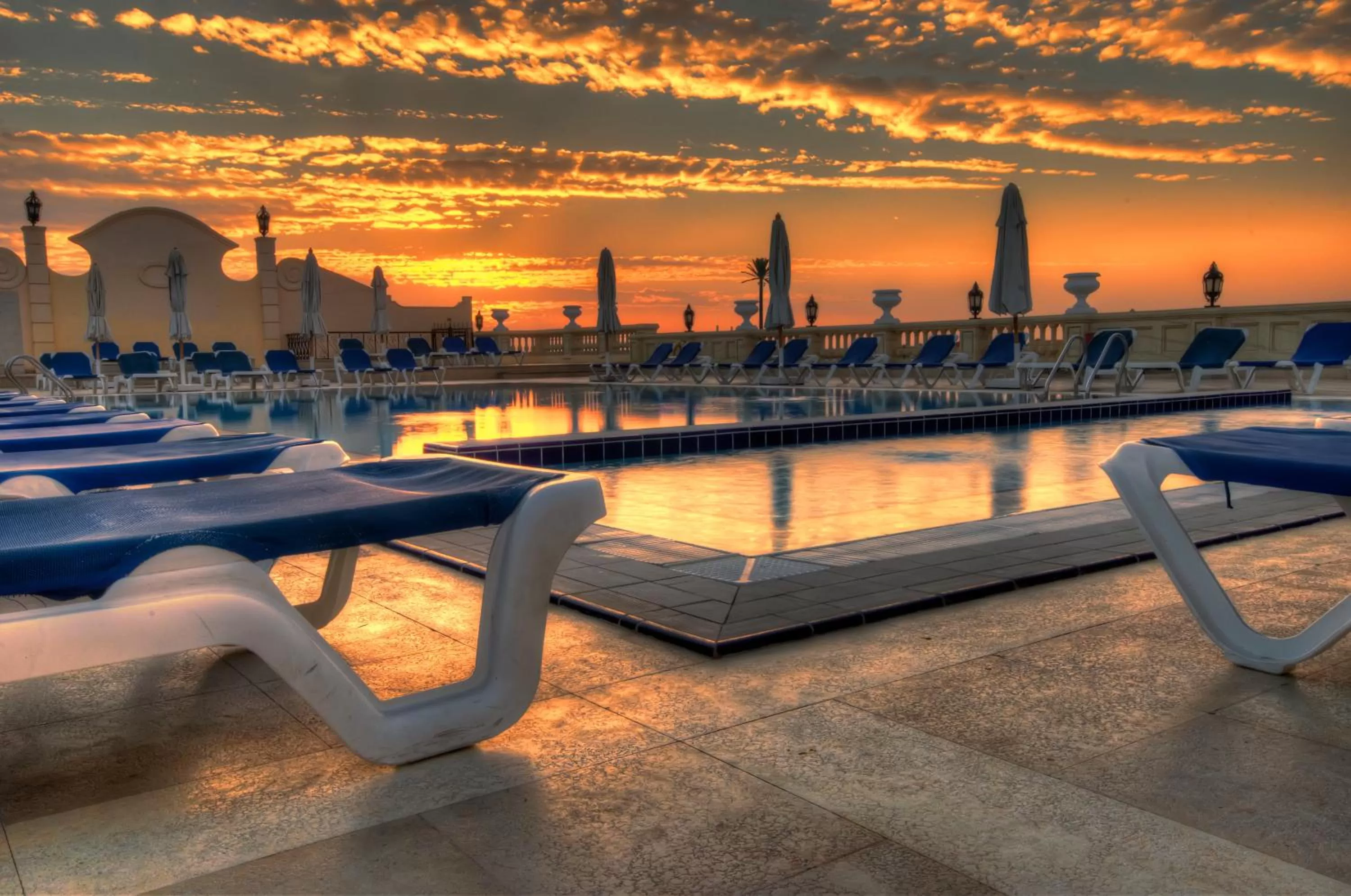 Pool view in Il Mercato Hotel & Spa