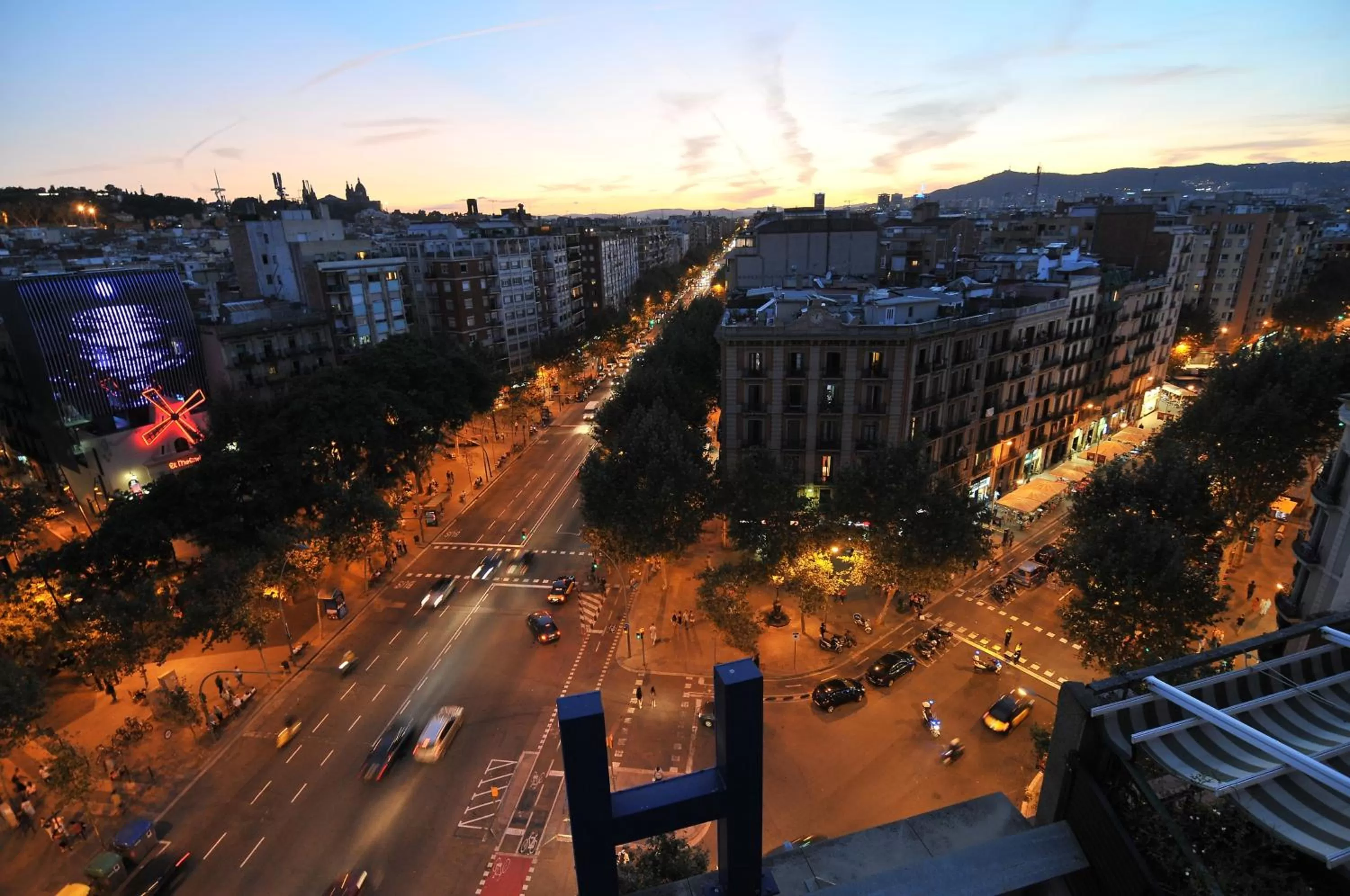 Pool view in Hotel Barcelona Universal