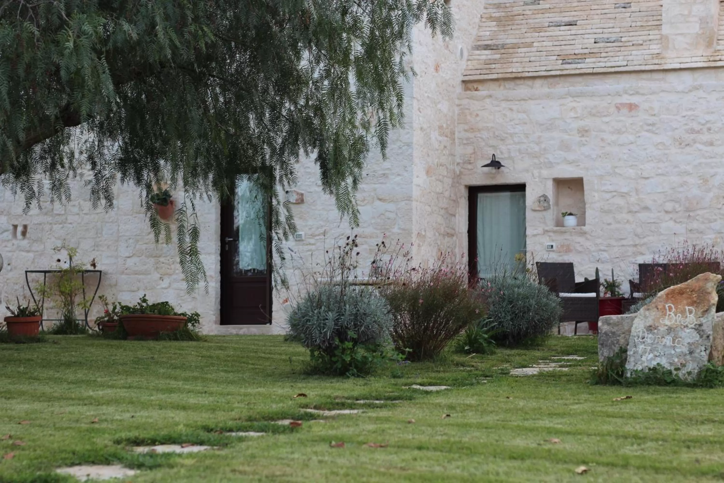 Garden view in Trulli Donna Isabella