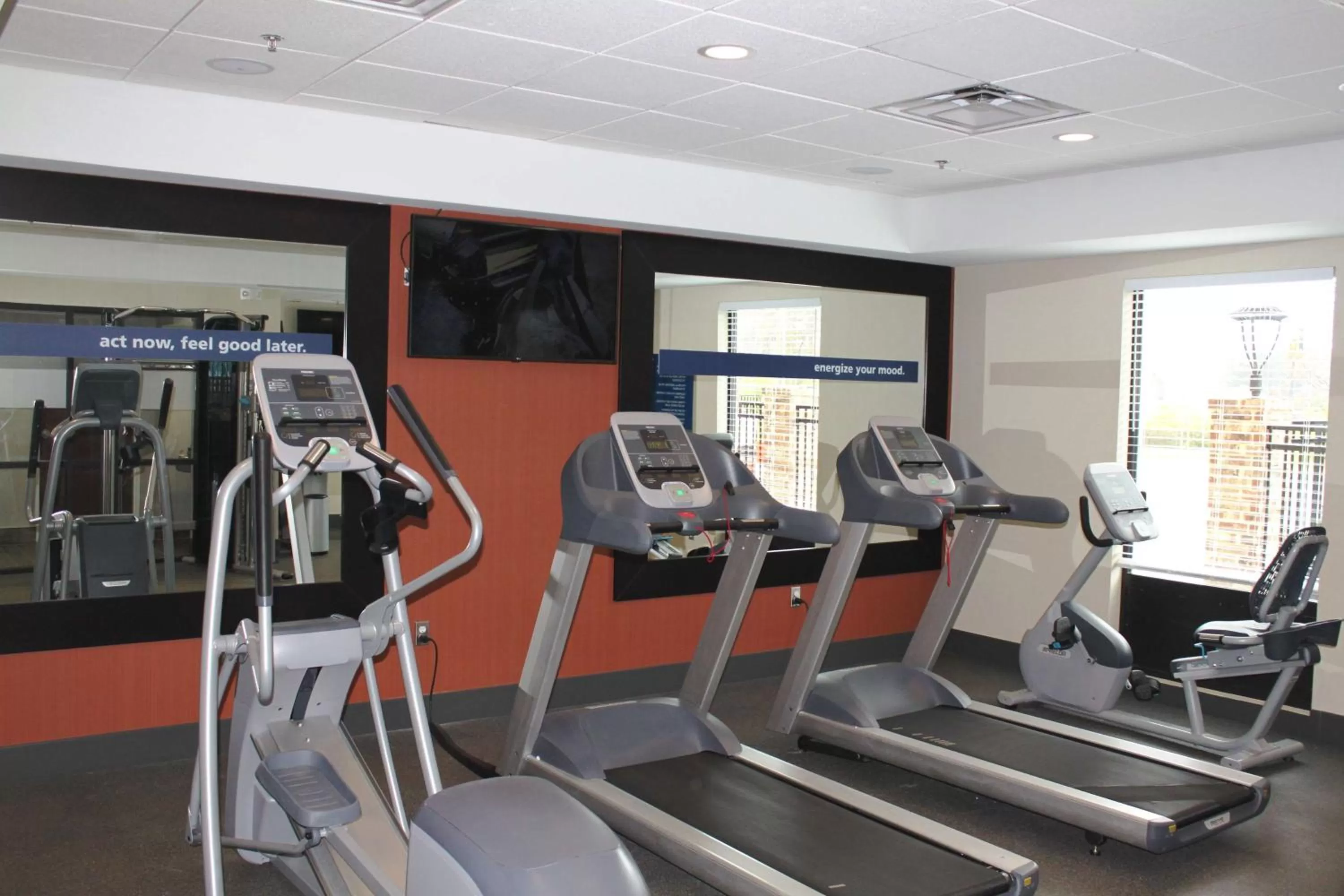 Fitness centre/facilities in Hampton Inn Forsyth