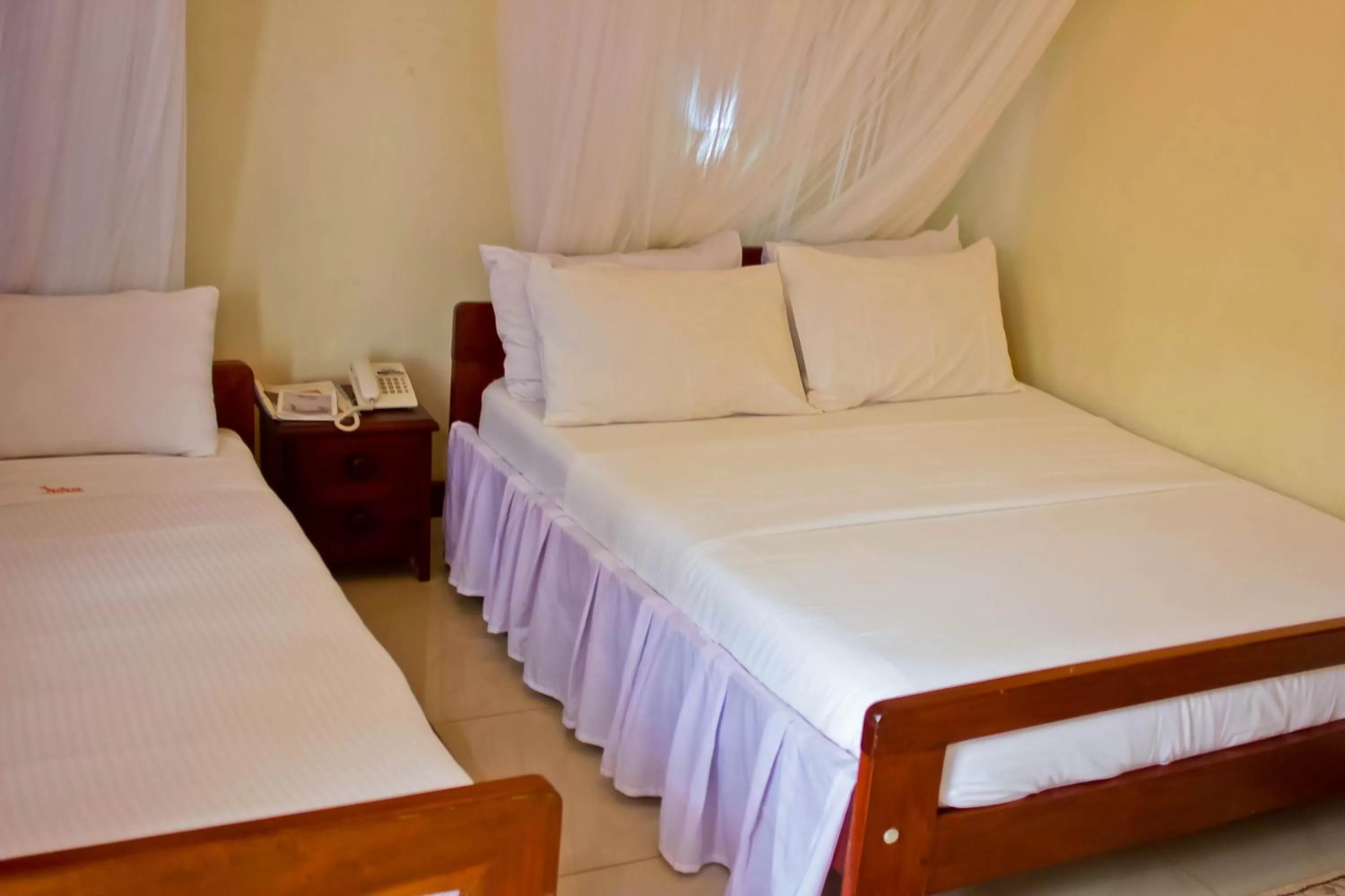 Bed in Al-Nisaa Hotel and Spa