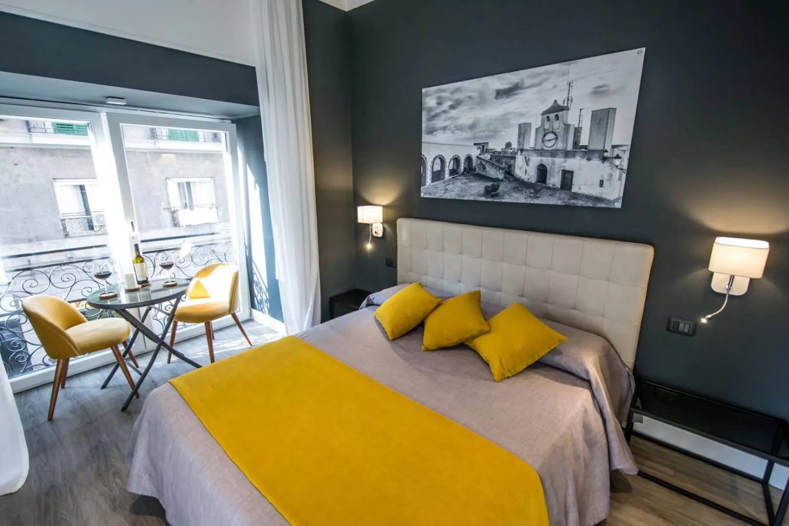 Bedroom, Bed in B&B Art House