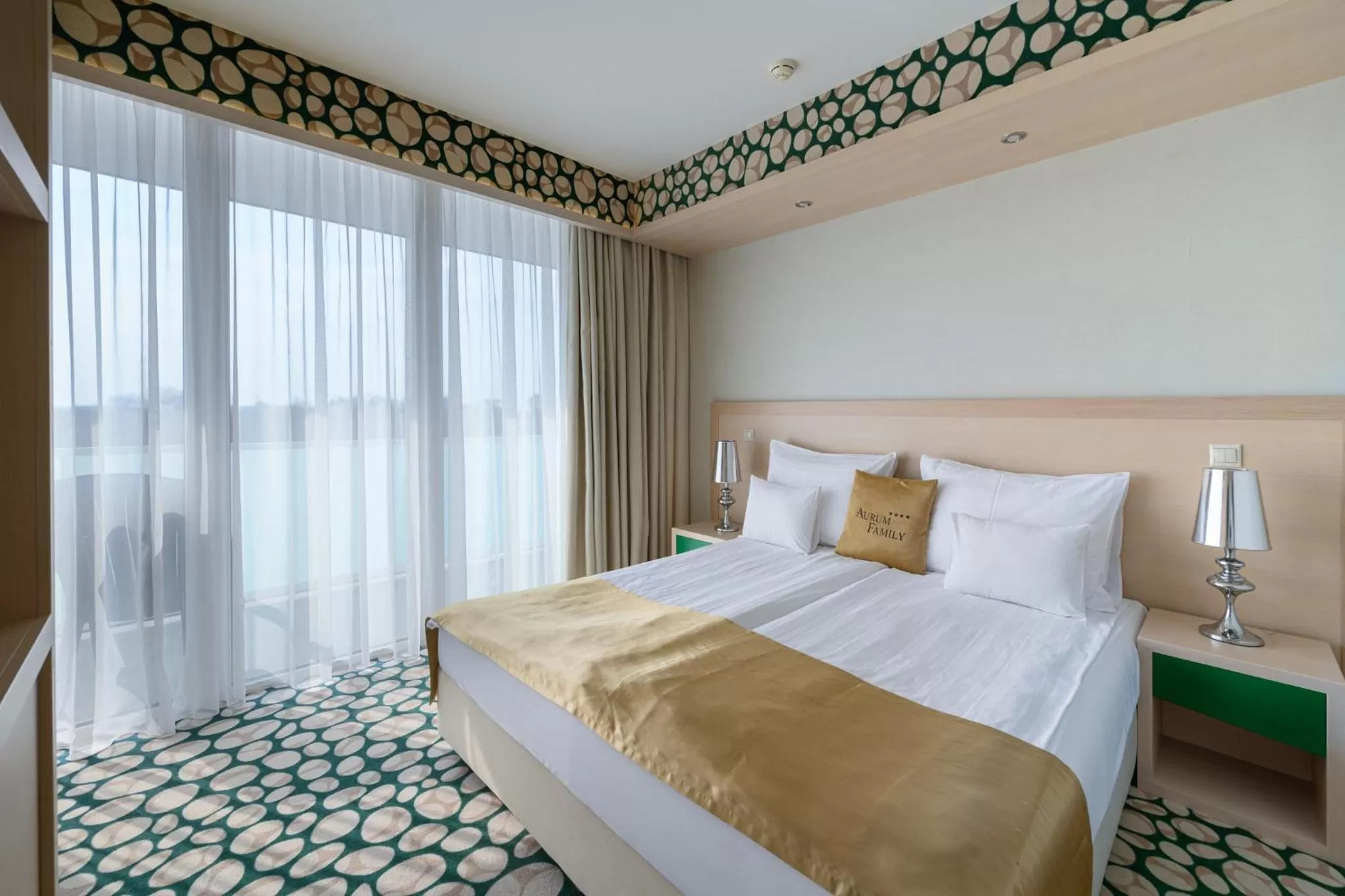 Photo of the whole room, Bed in Hotel Aurum Family "A"