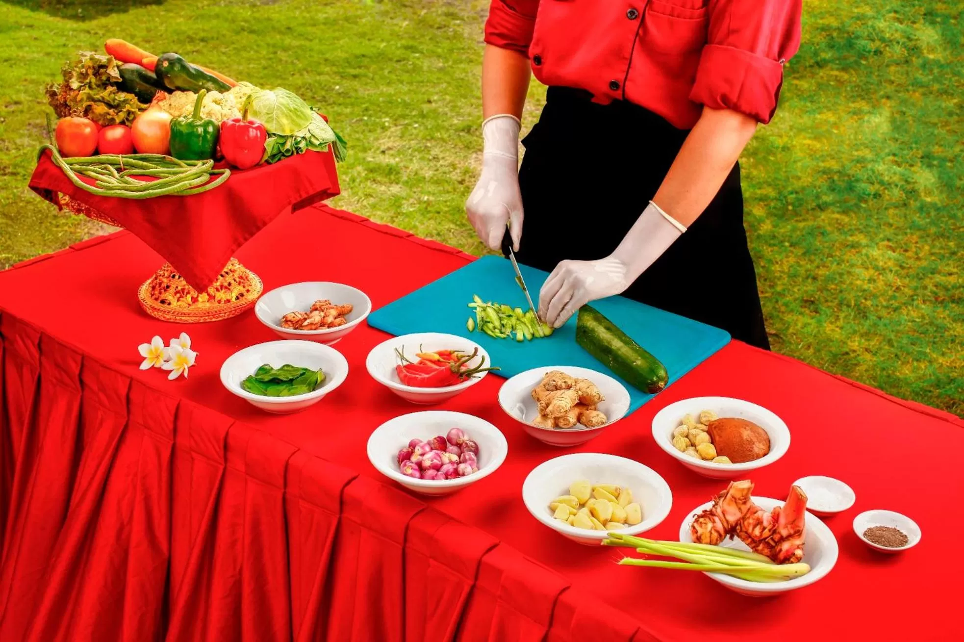 Lunch in Puri Saron Hotel Baruna Beach Lovina