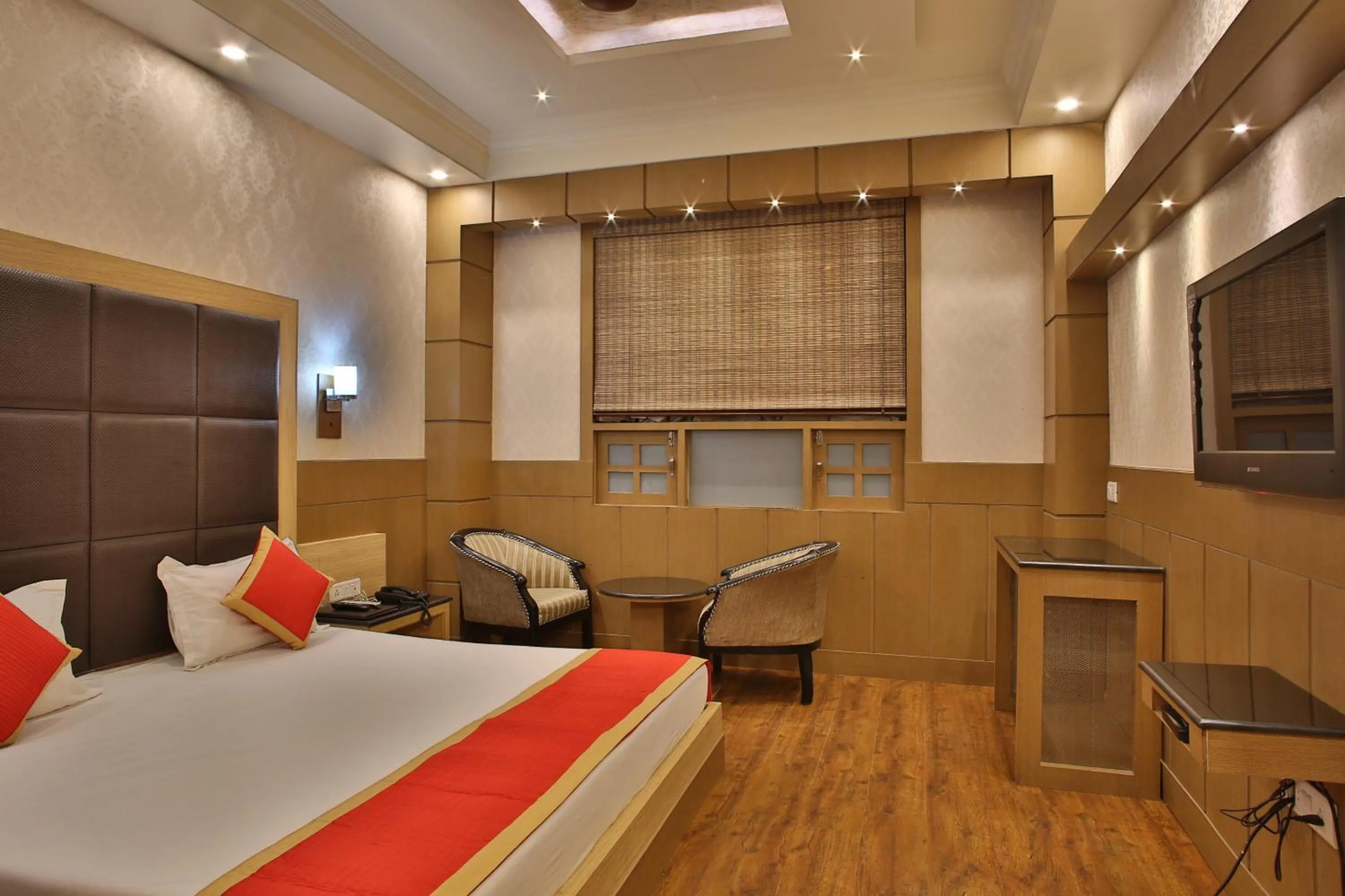 Bed in Hotel The Grand Chandiram