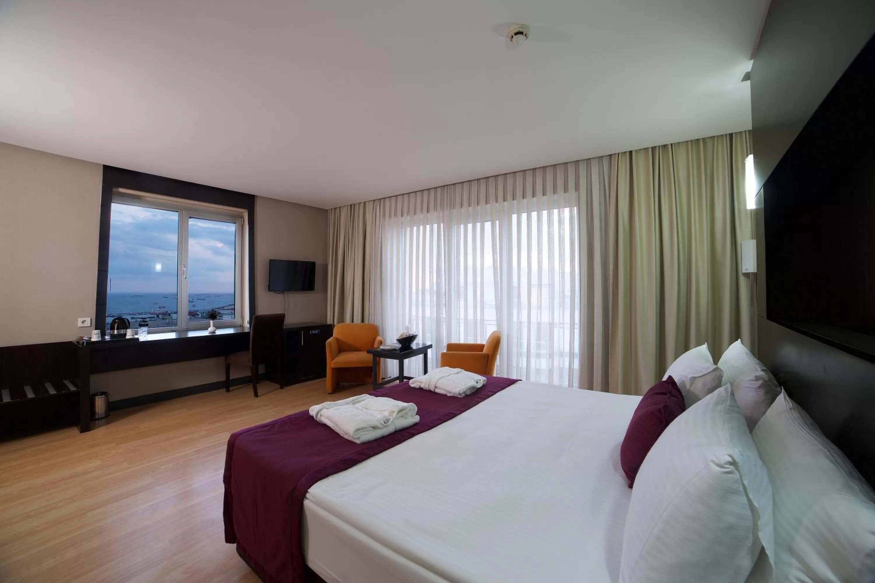 TV and multimedia, Bed in The Hotel Beyaz Saray & Spa - Special Category