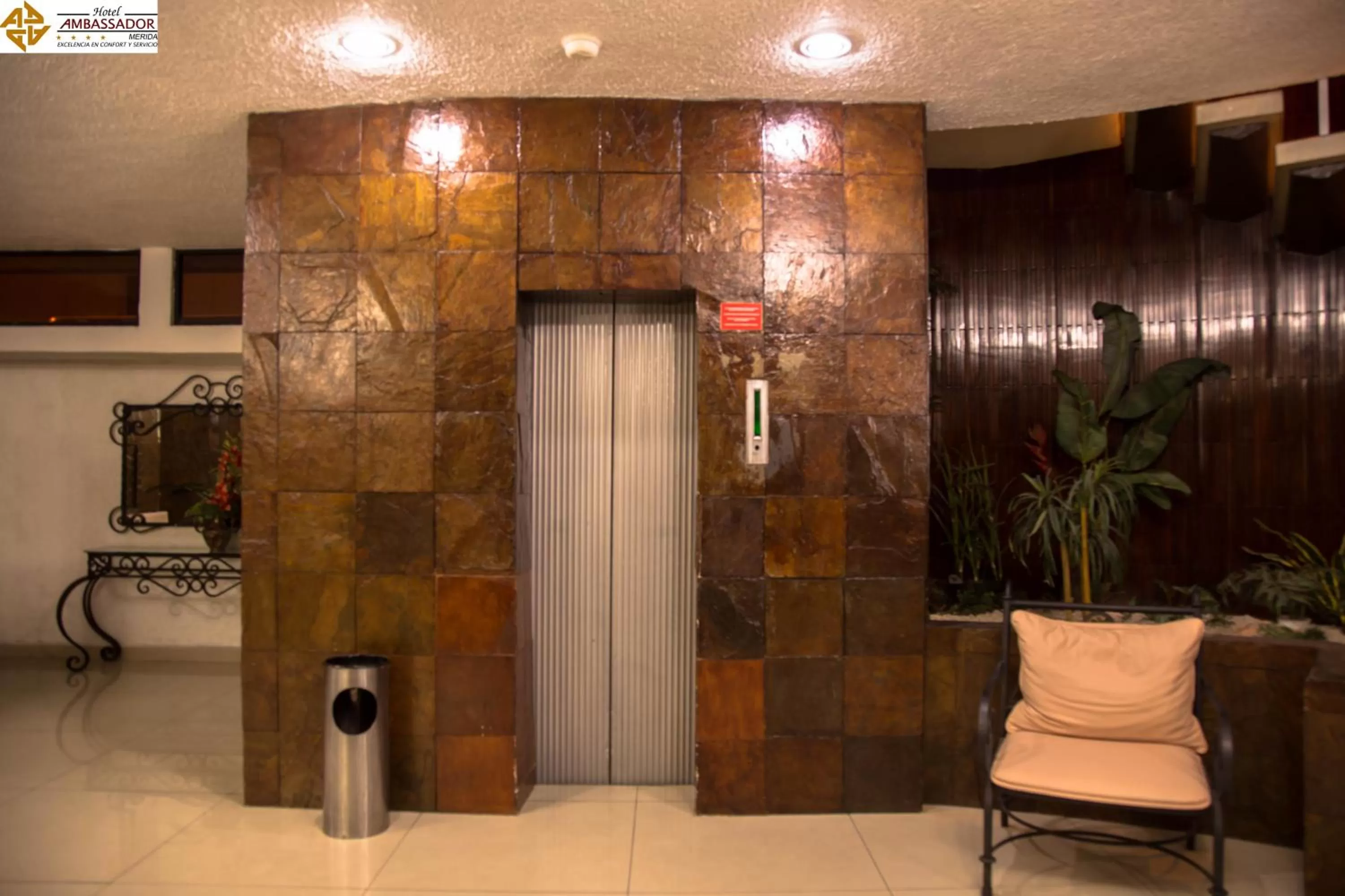 Lobby or reception in Hotel Ambassador Mérida