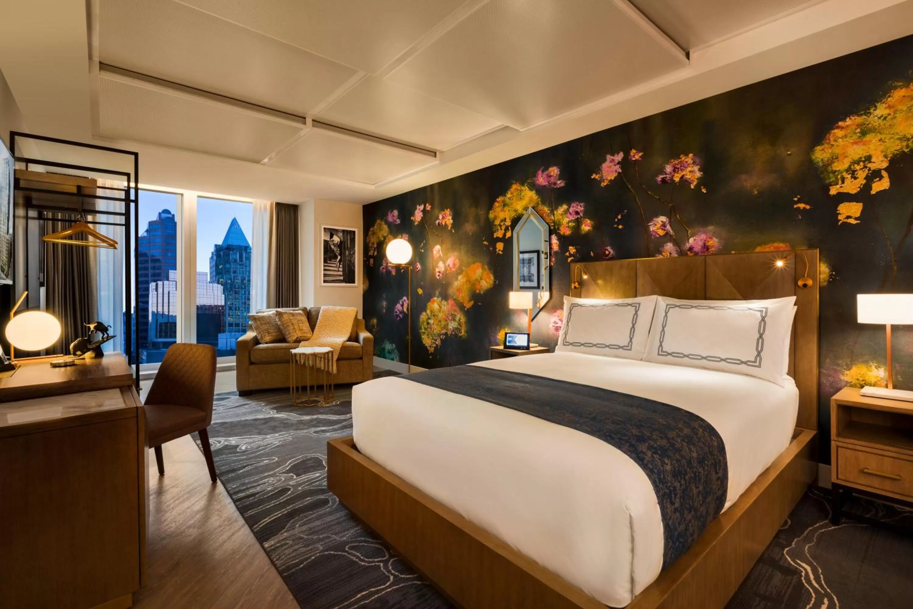 Bed in EXchange Hotel Vancouver