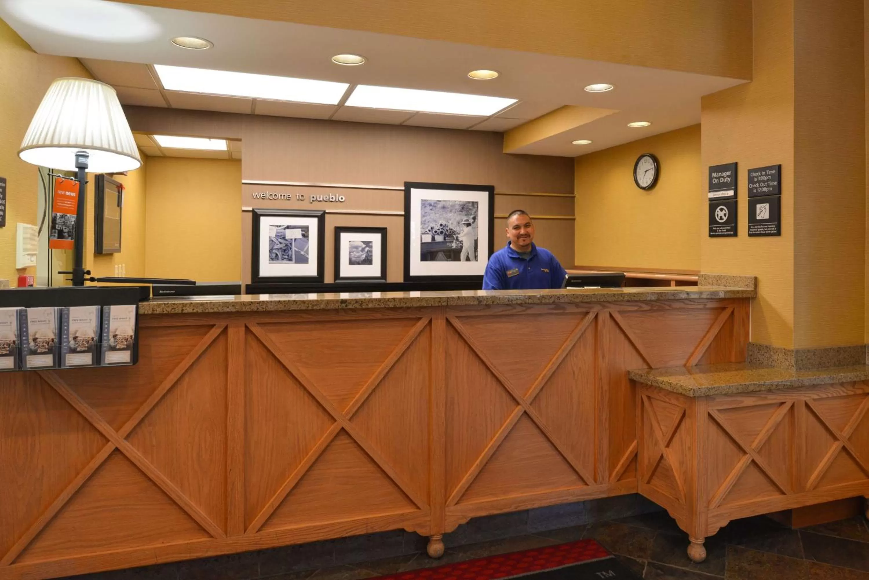 Lobby or reception in Hampton Inn & Suites Pueblo-Southgate