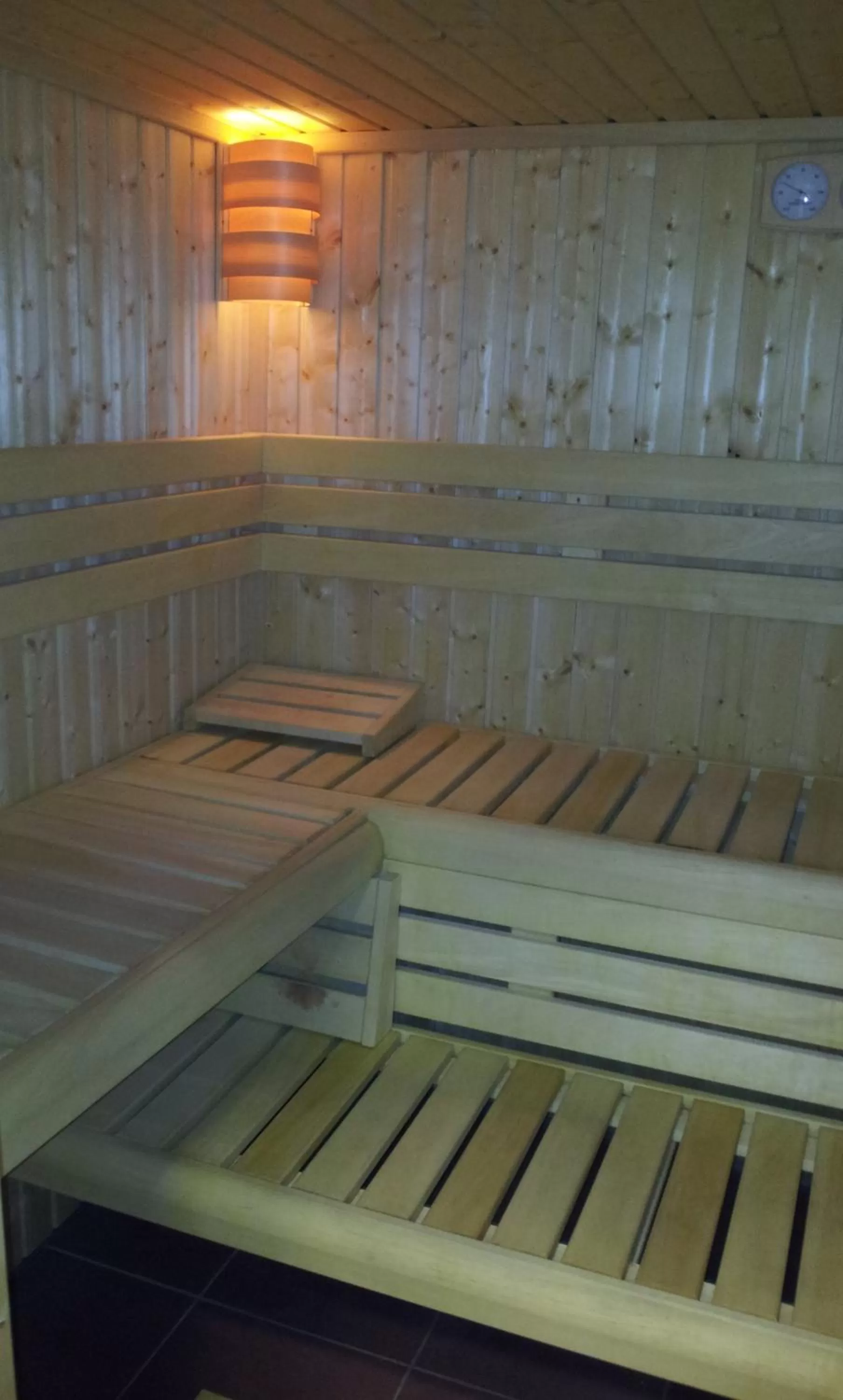 Sauna in Fenyves Hotel Békéscsaba