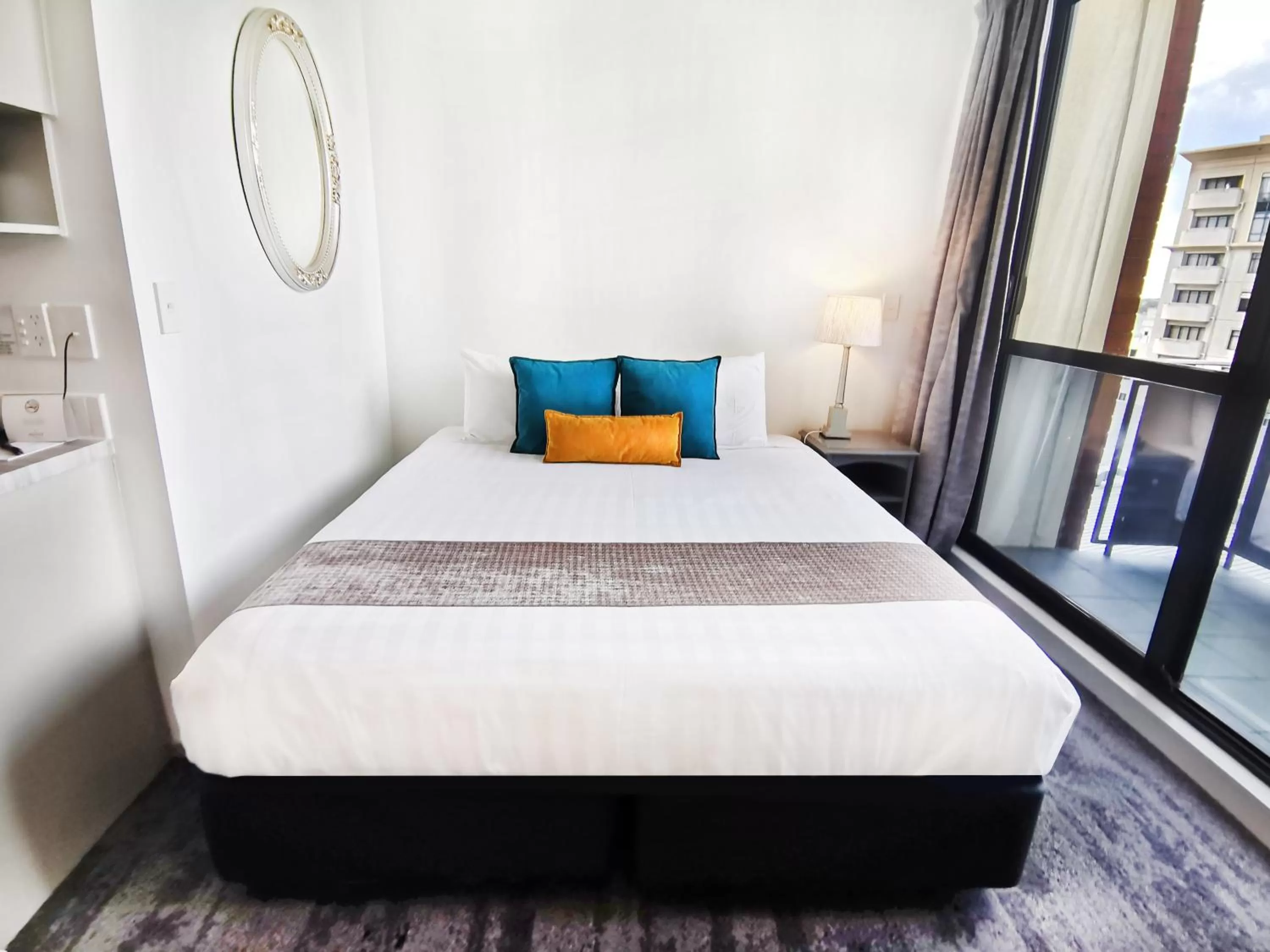 Bed in Quest on Eden Auckland CBD Apartment Hotel