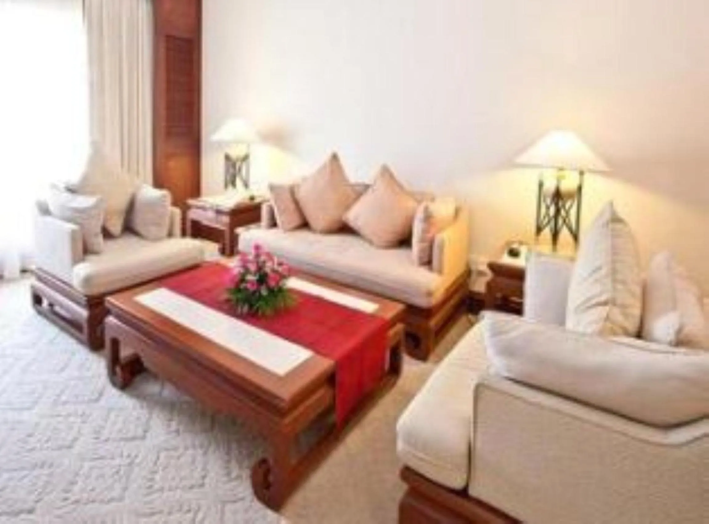 Living room in Hotel Cambodiana