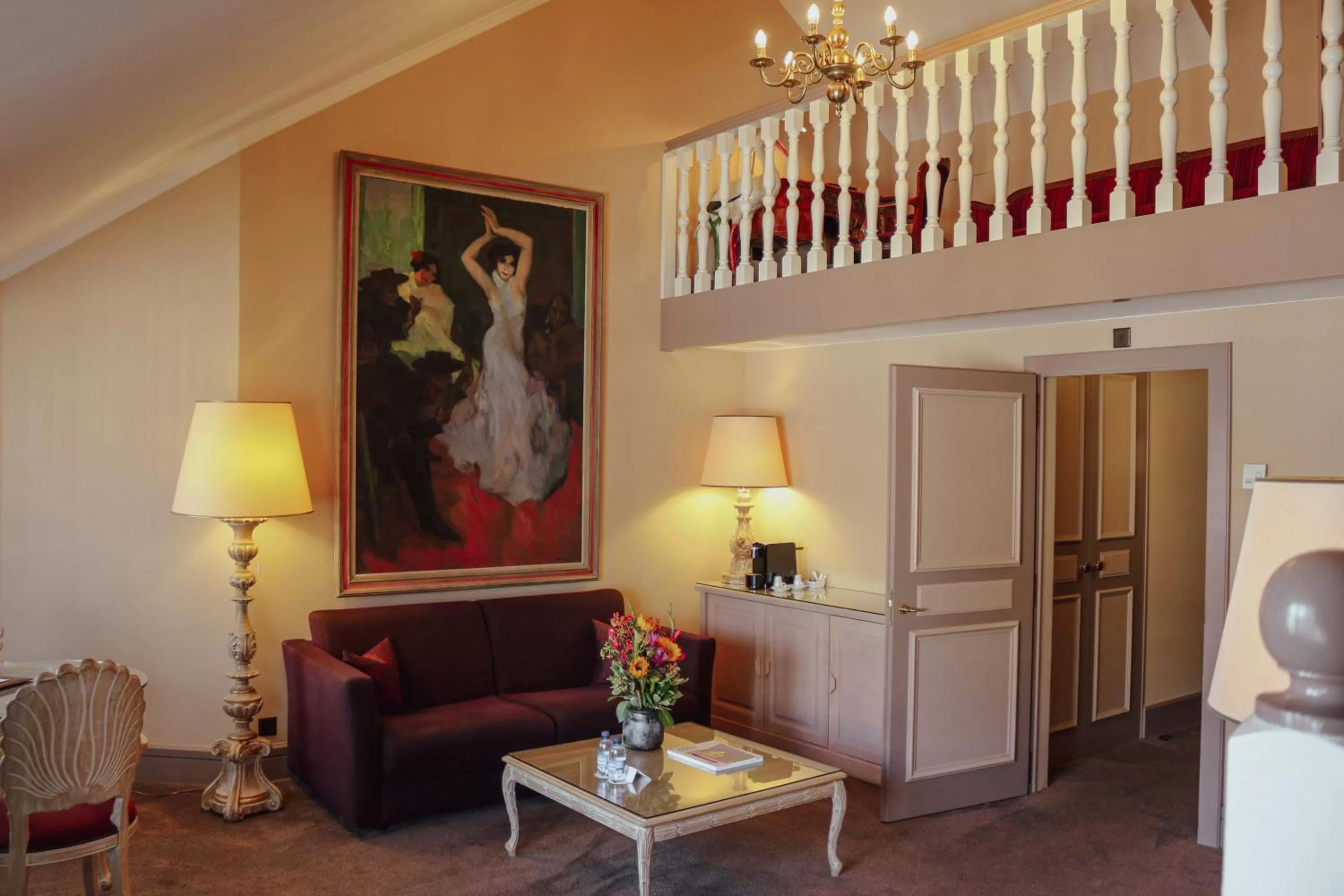 Decorative detail in Hôtel de la Cigogne