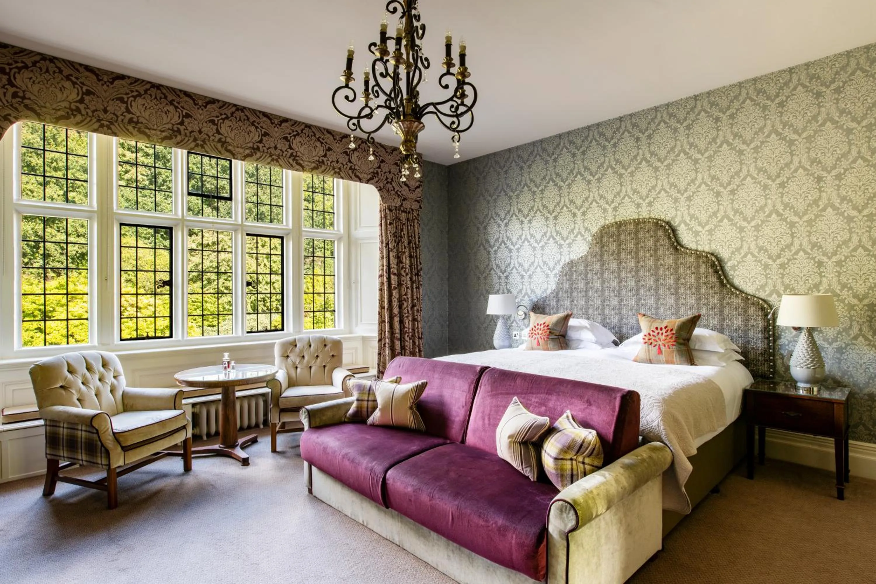 Bedroom, Bed in Bovey Castle