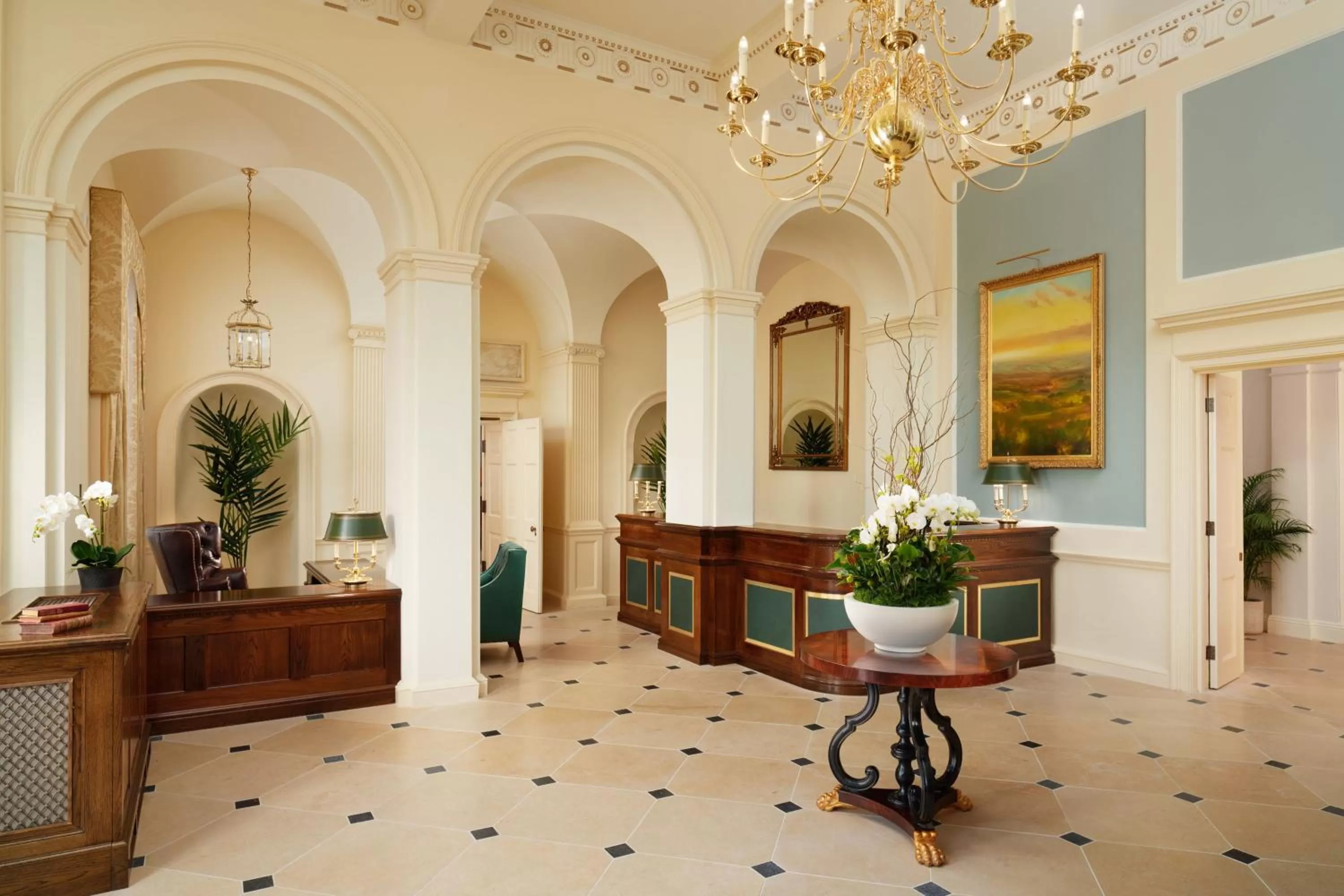 Lobby or reception in Grantley Hall