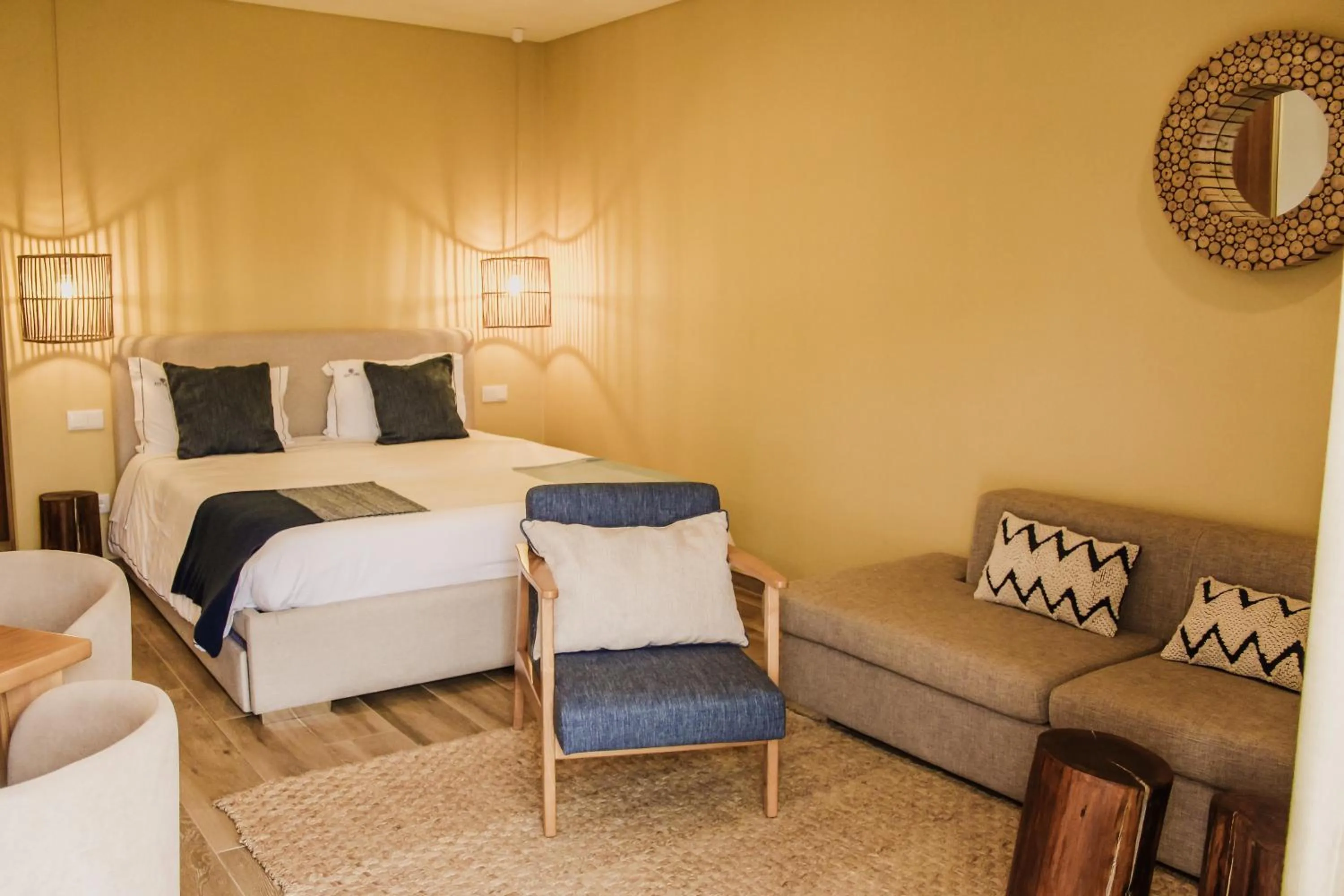 Bed in Hotel Neptuno