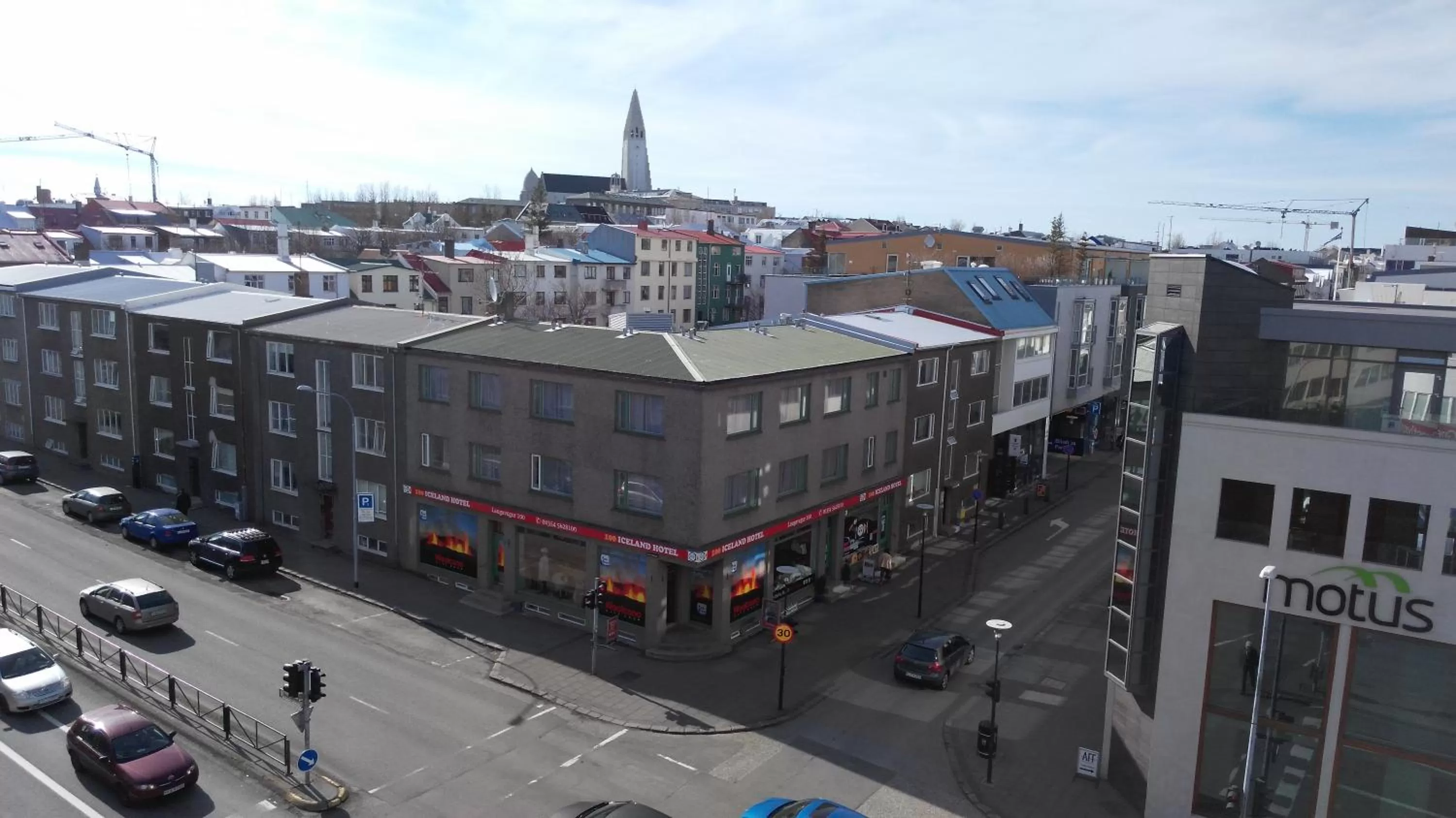 Bird's eye view in 100 Iceland Hotel