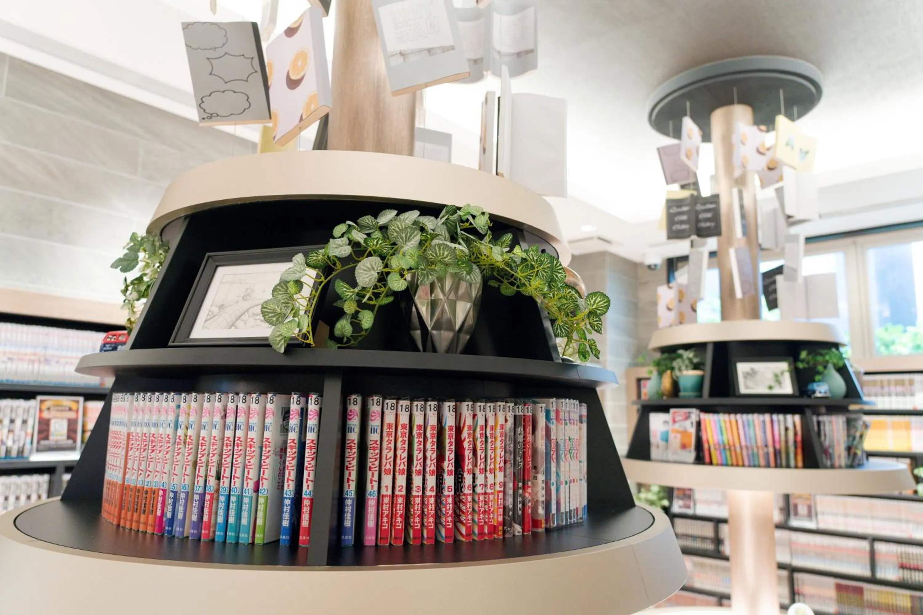 Library in Quintessa Hotel Osaka Shinsaibashi Comic & Books