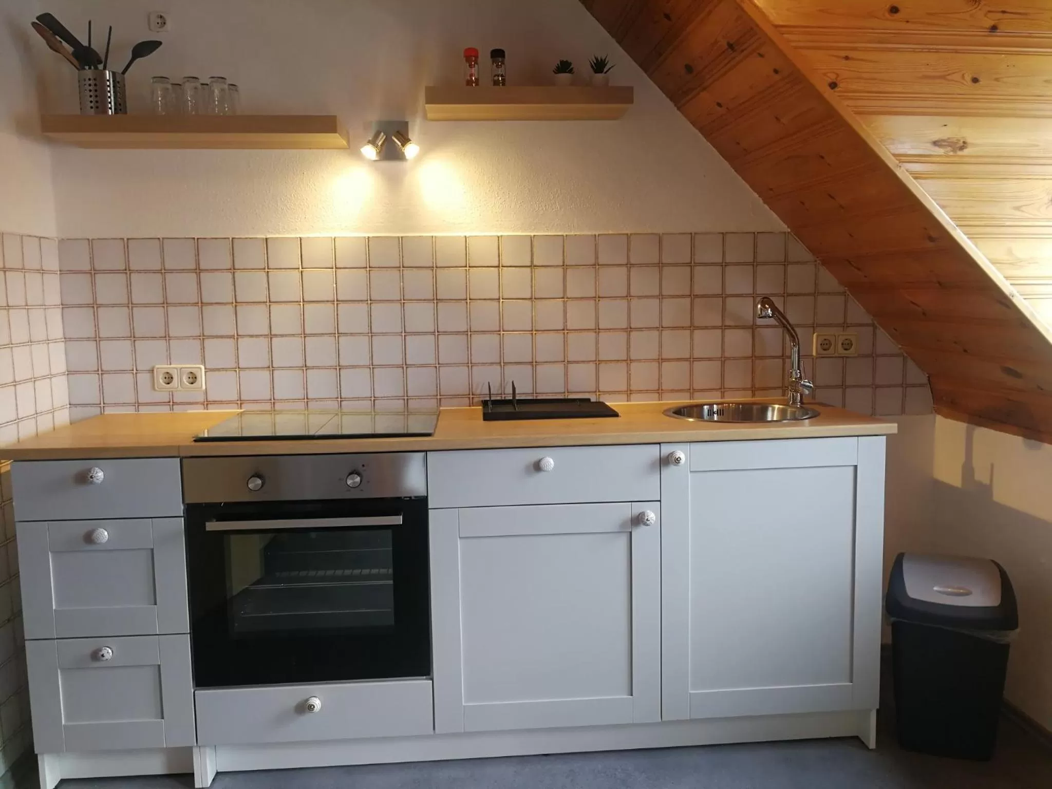 Kitchen or kitchenette in Gasthof Zur Burg