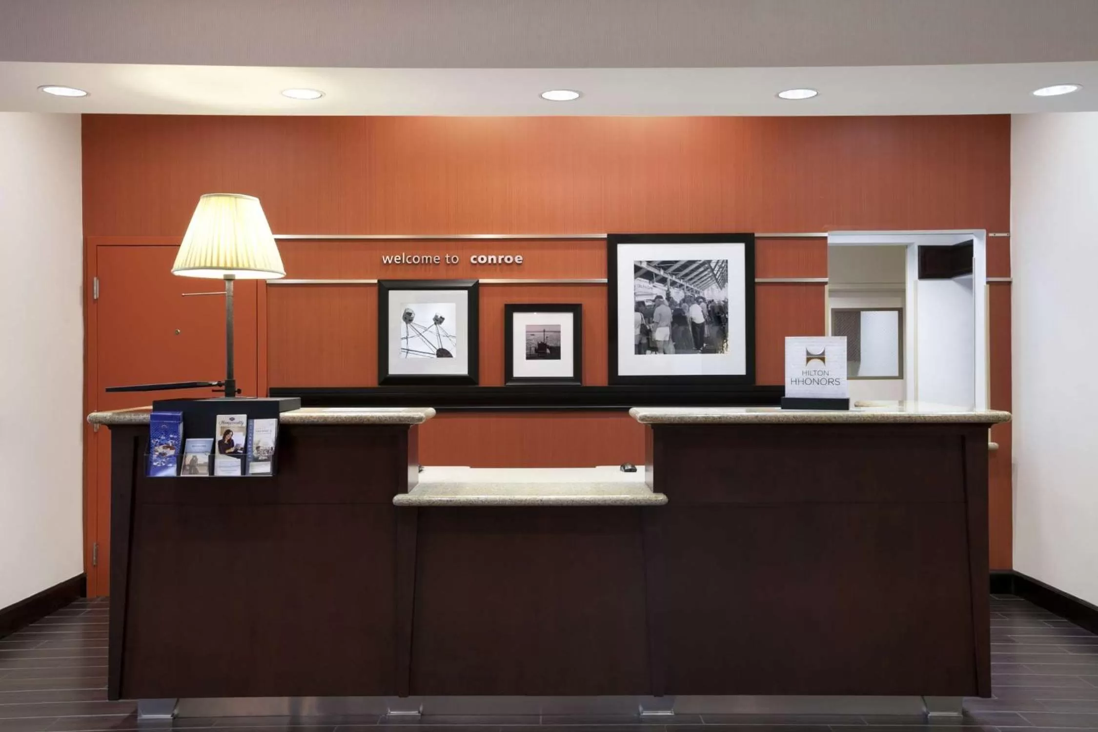 Lobby or reception in Hampton Inn & Suites Conroe I 45 North