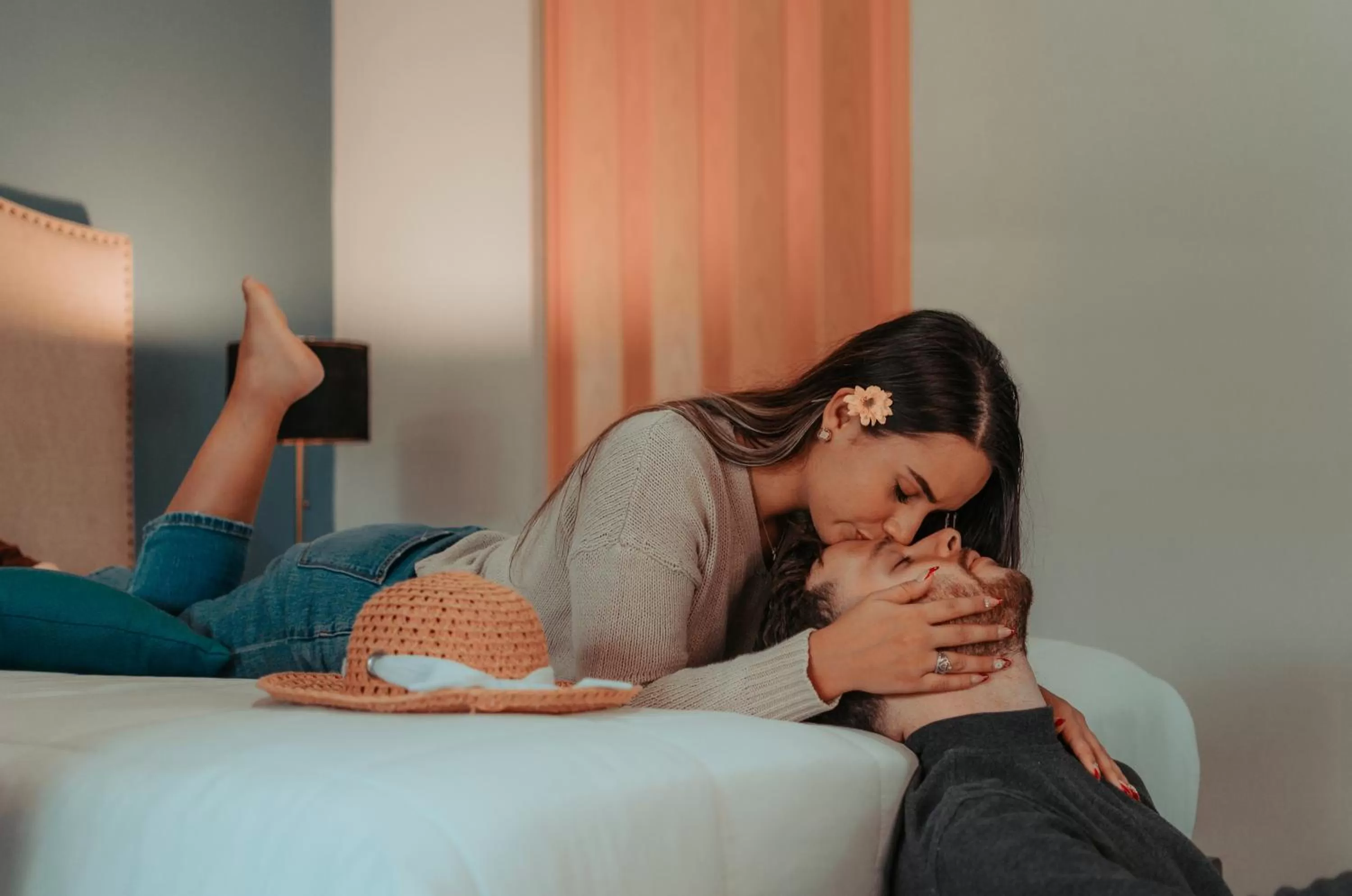 People, Bed in Yellow Tree Suites