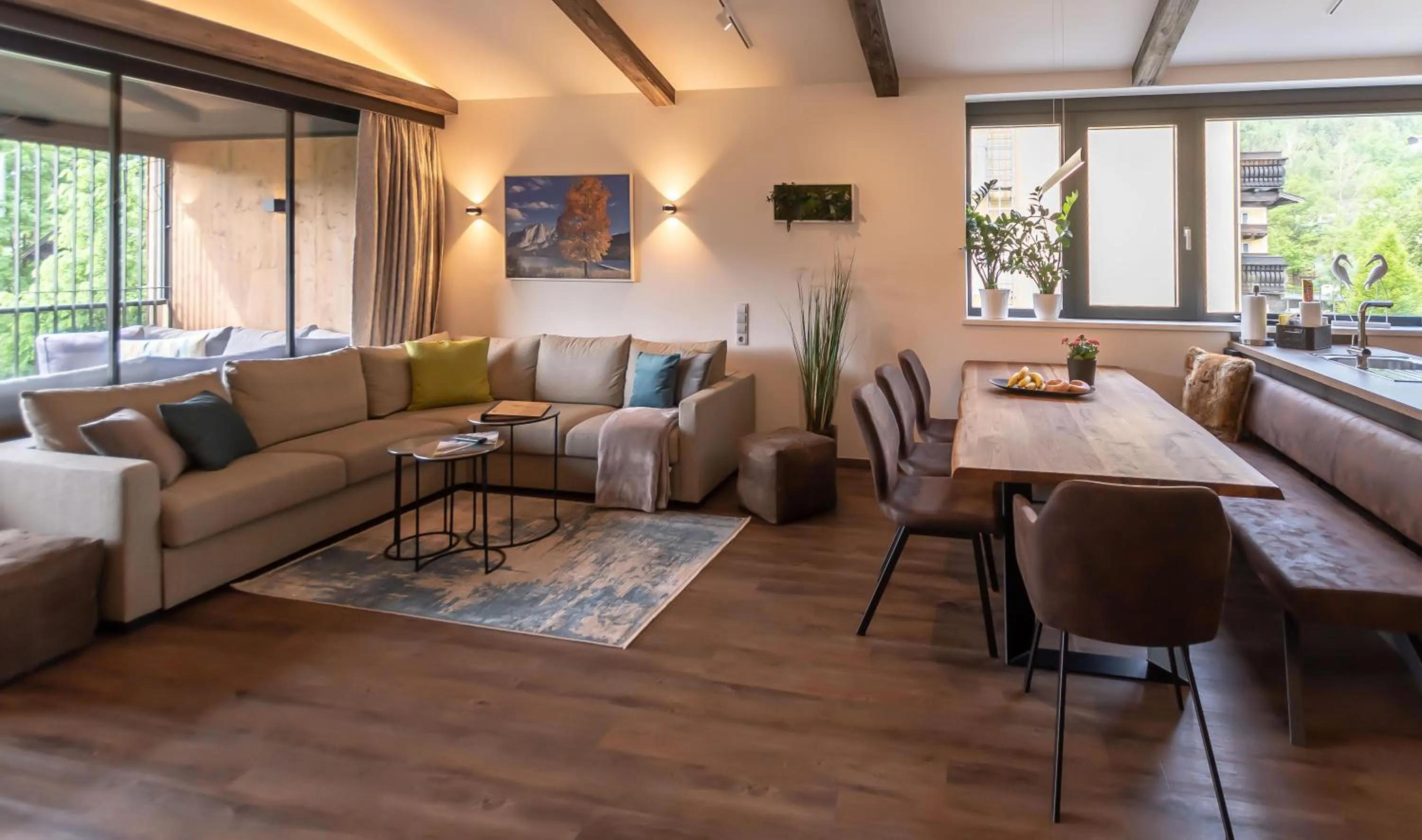 Living room, Seating Area in Schönblick Residence - Absolut Alpine Apartments