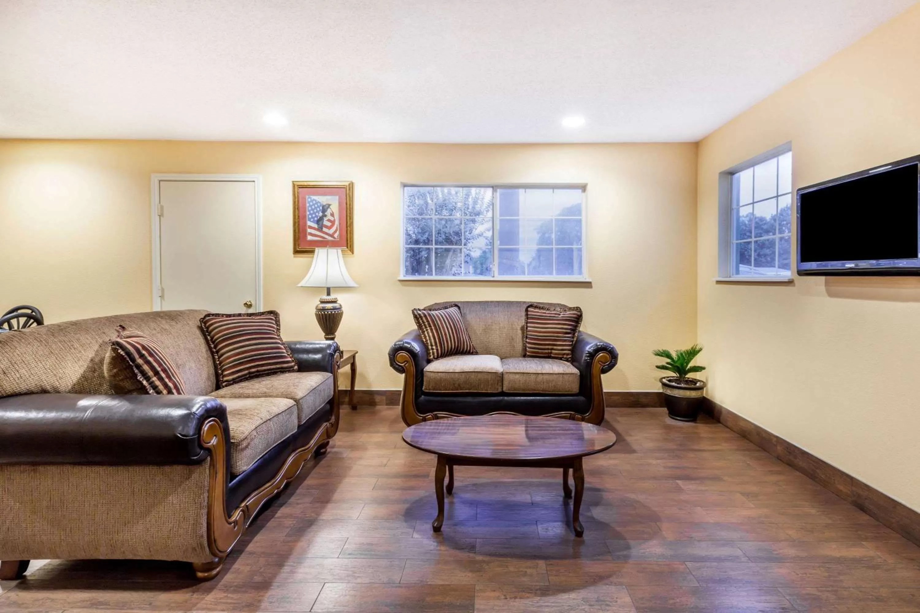 Lobby or reception in Premier Inn