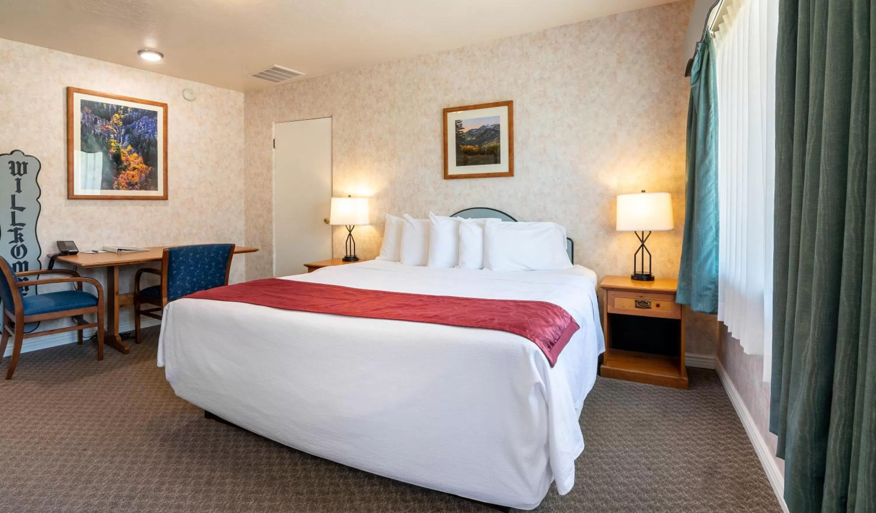 Bed in Swiss Alps Inn