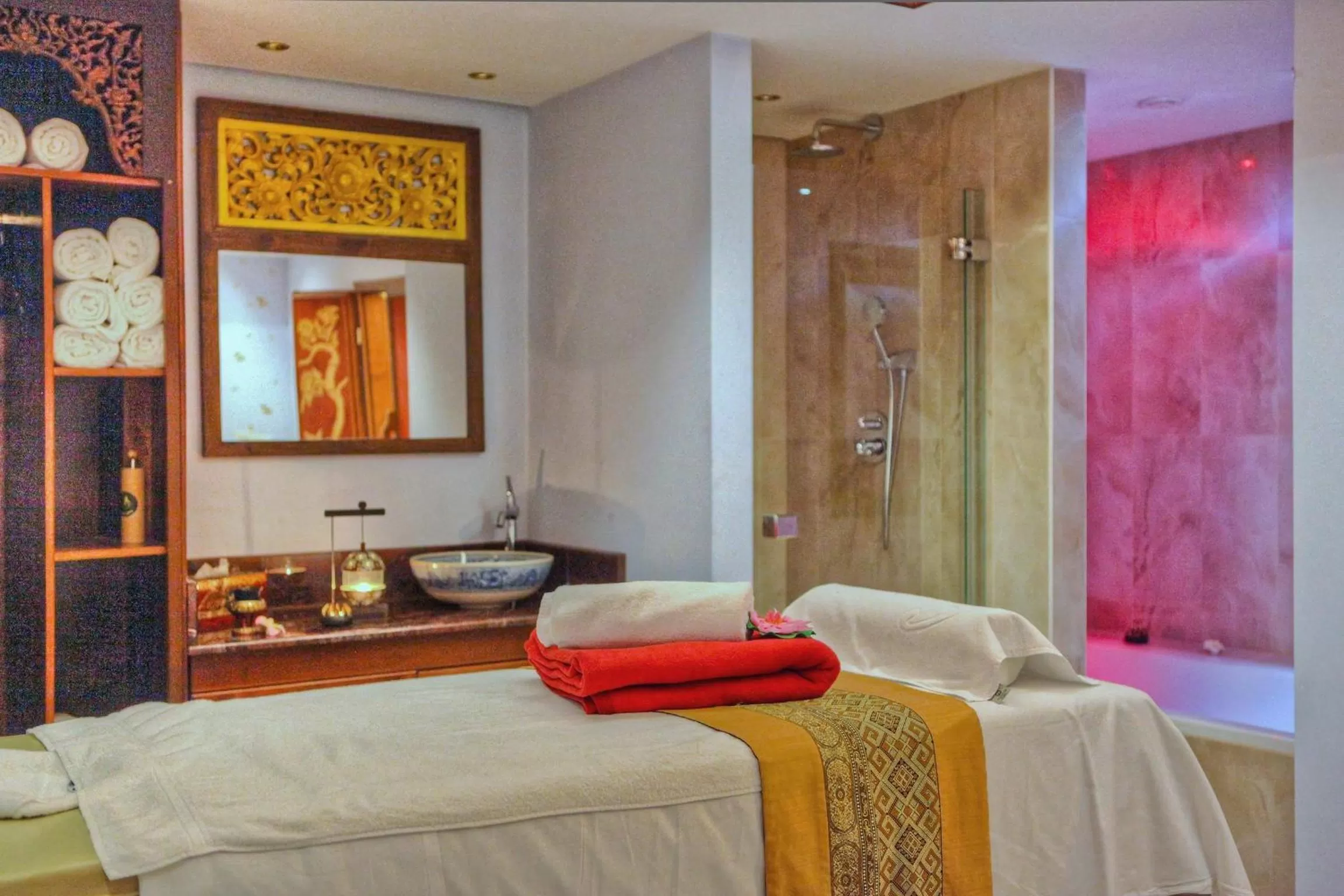 Massage, Bed in SEETELHOTEL Ahlbecker Hof das elegante Traditionshotel & ruhiger Rückzugsort an der Ostsee