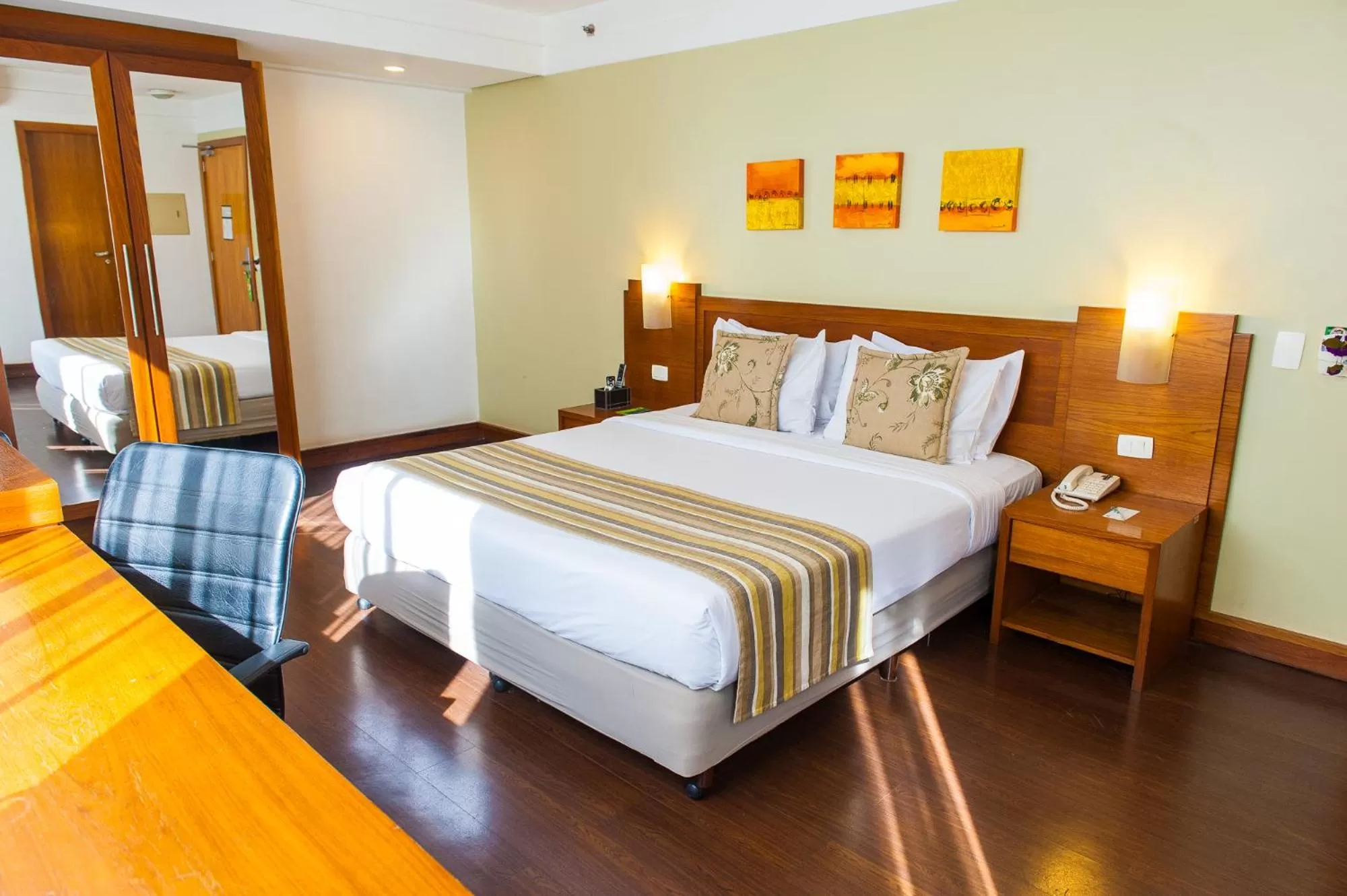 Bed in Slaviero Porto Alegre Moinhos