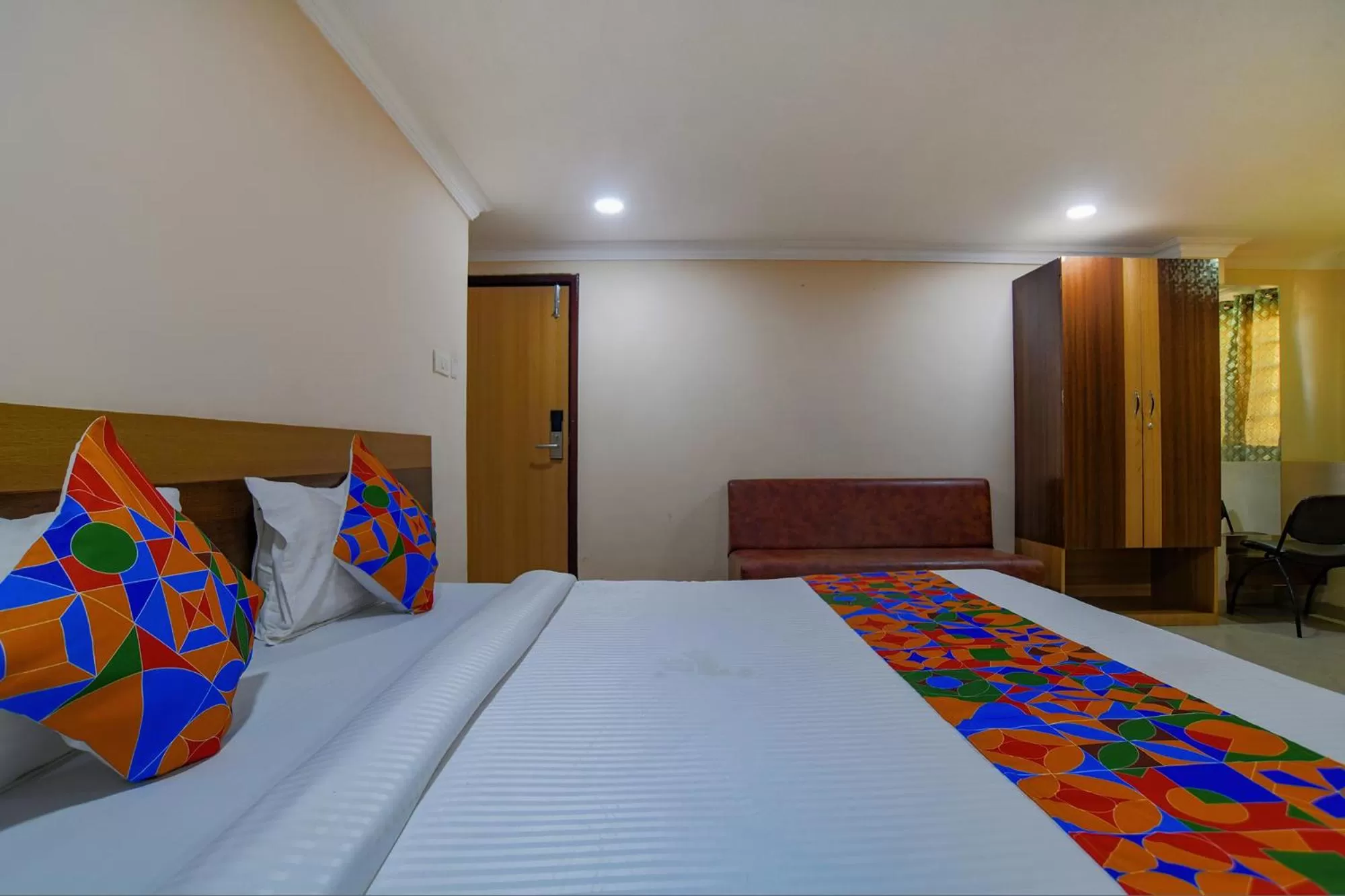 Bedroom, Bed in FabHotel Pishori