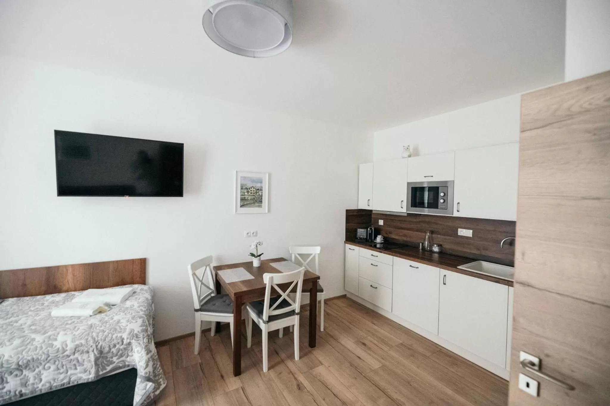 Kitchen or kitchenette in Vila Jáchymov