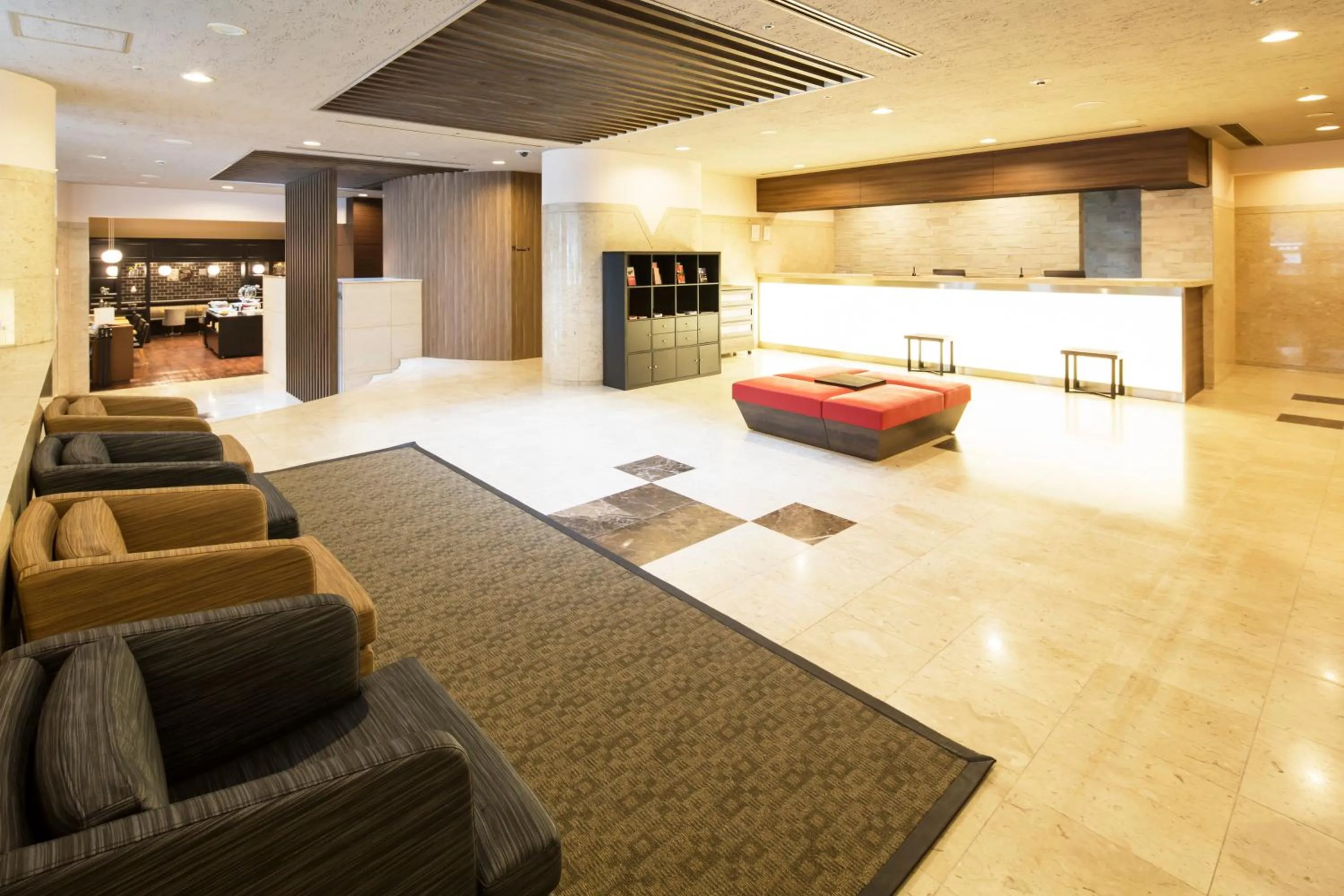 Lobby or reception in HOTEL MYSTAYS Ueno East