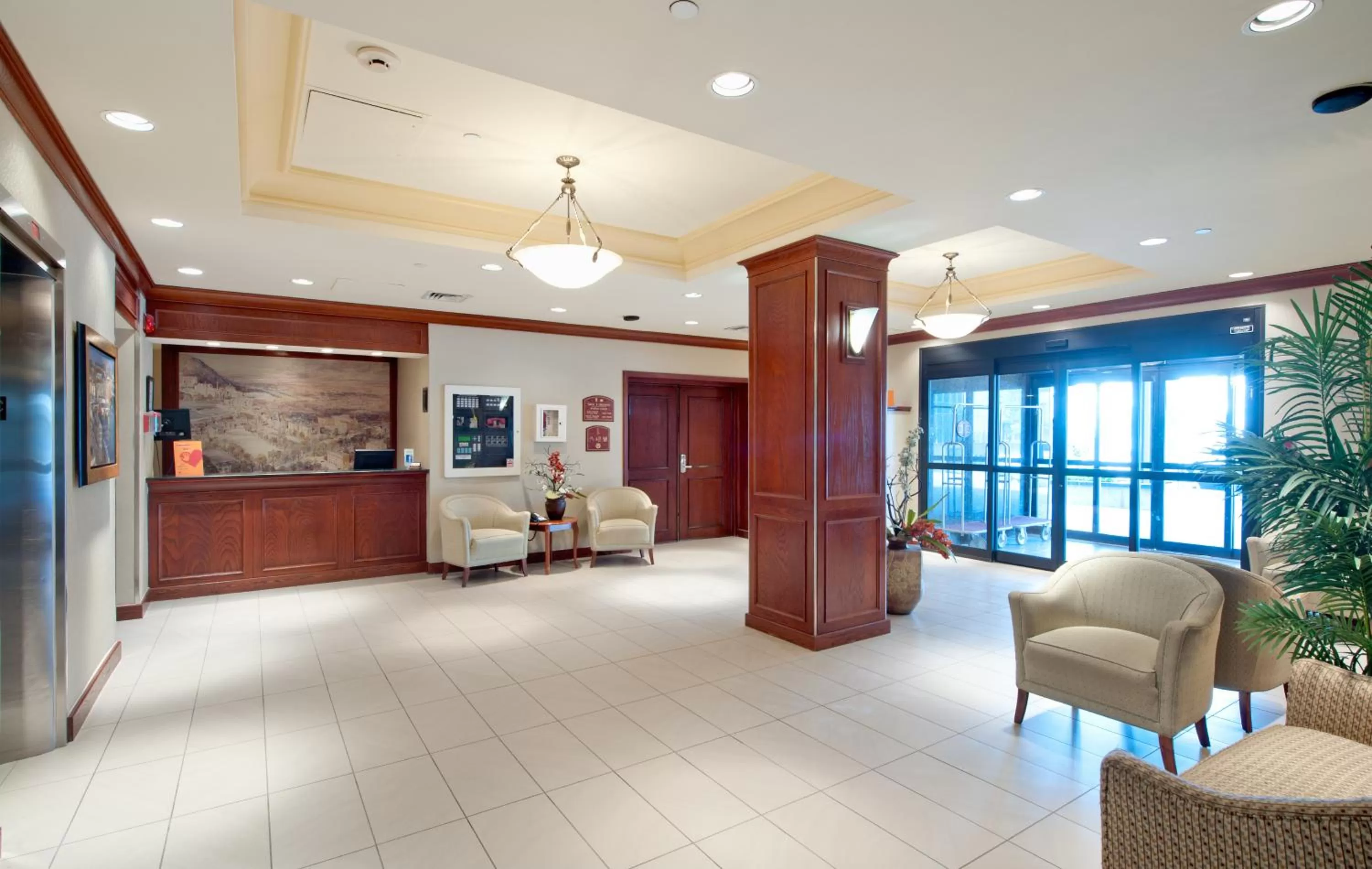 Lobby or reception in L'Appartement Hôtel