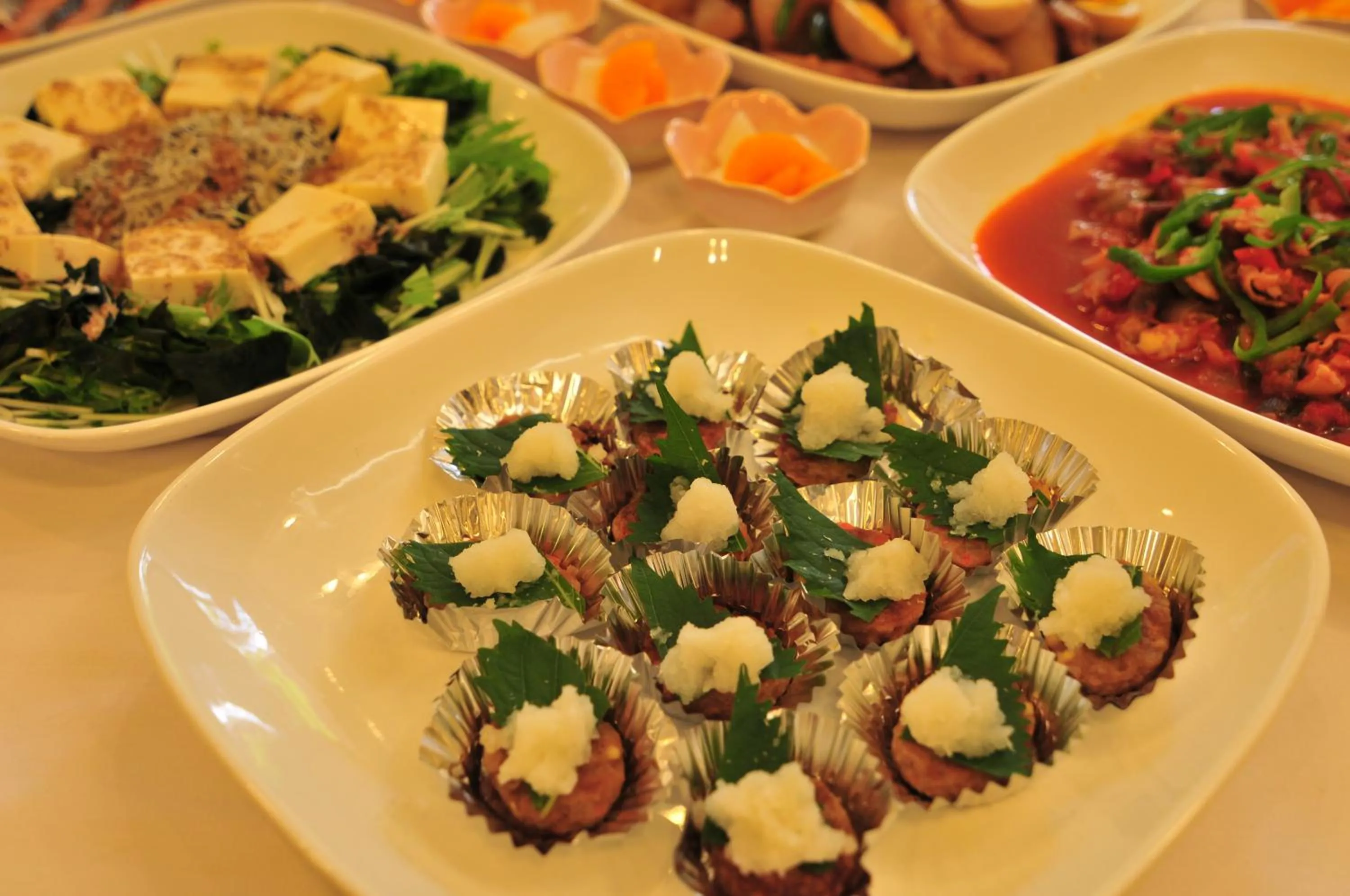 Food close-up in Hotel Green City