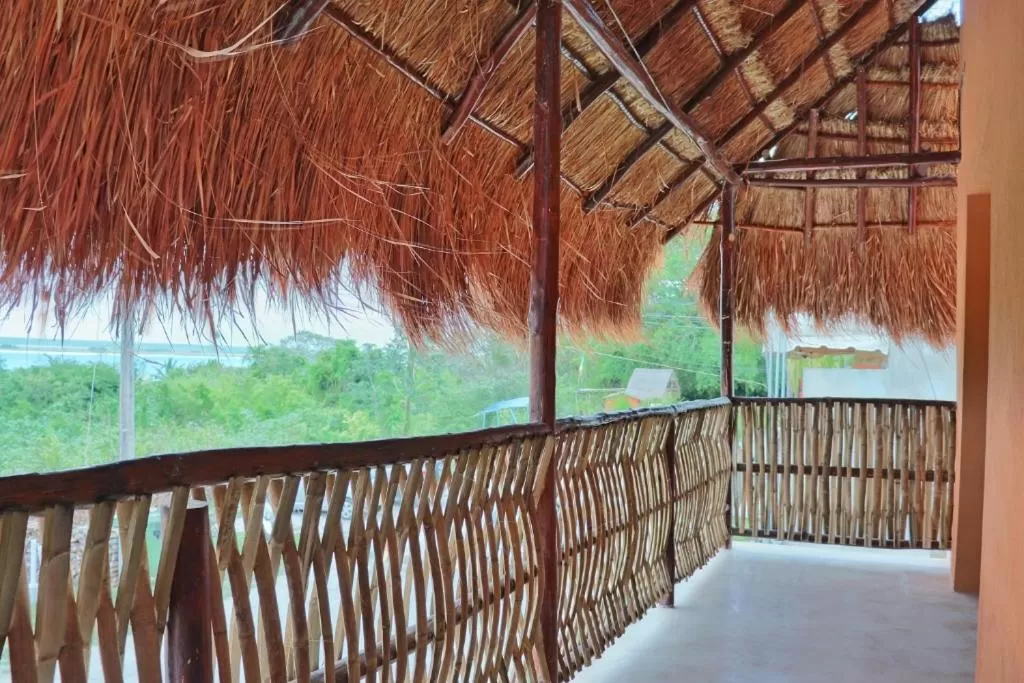 Balcony/Terrace in Hotel Sur Bacalar