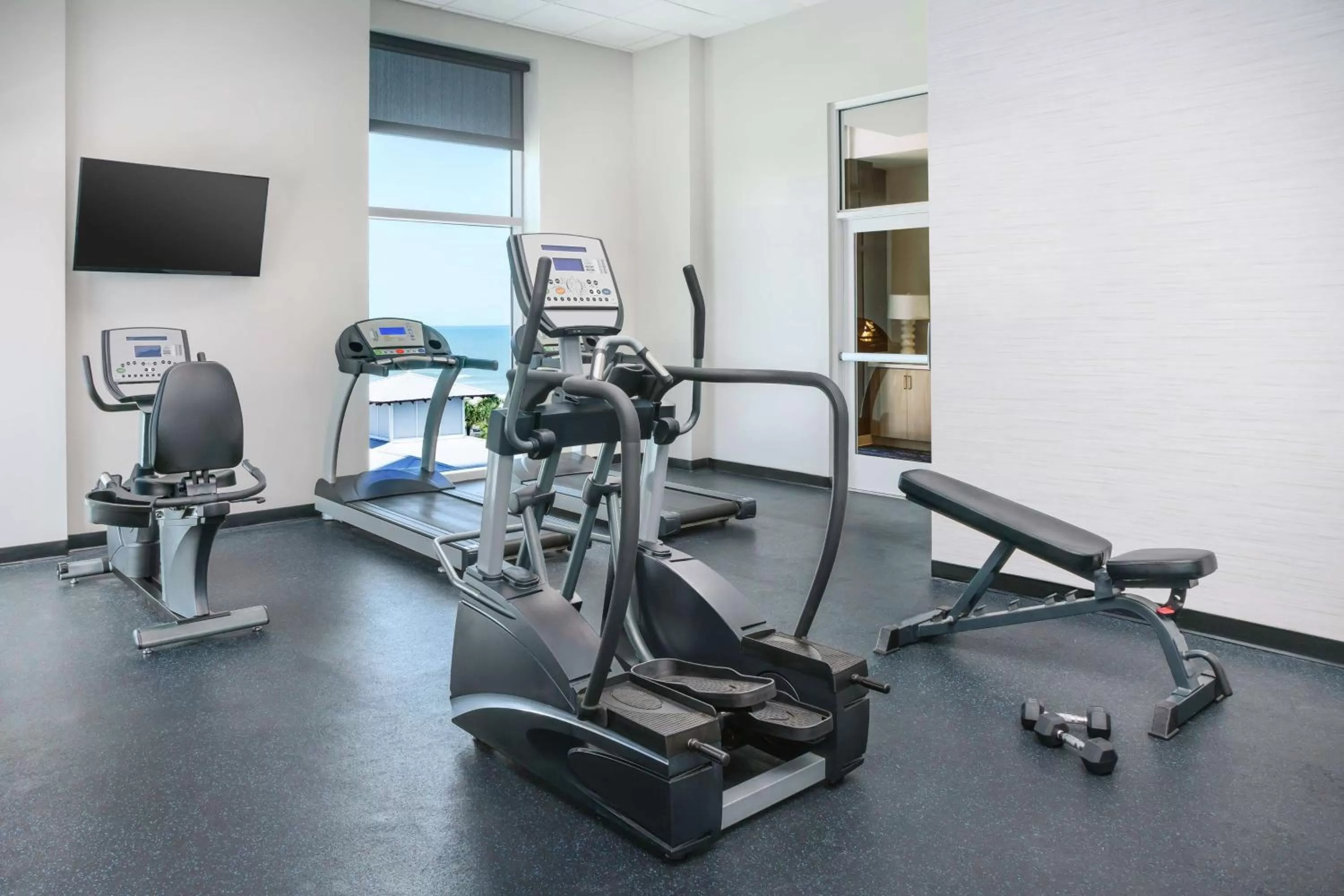 Fitness centre/facilities in Homewood Suites by Hilton Myrtle Beach Oceanfront