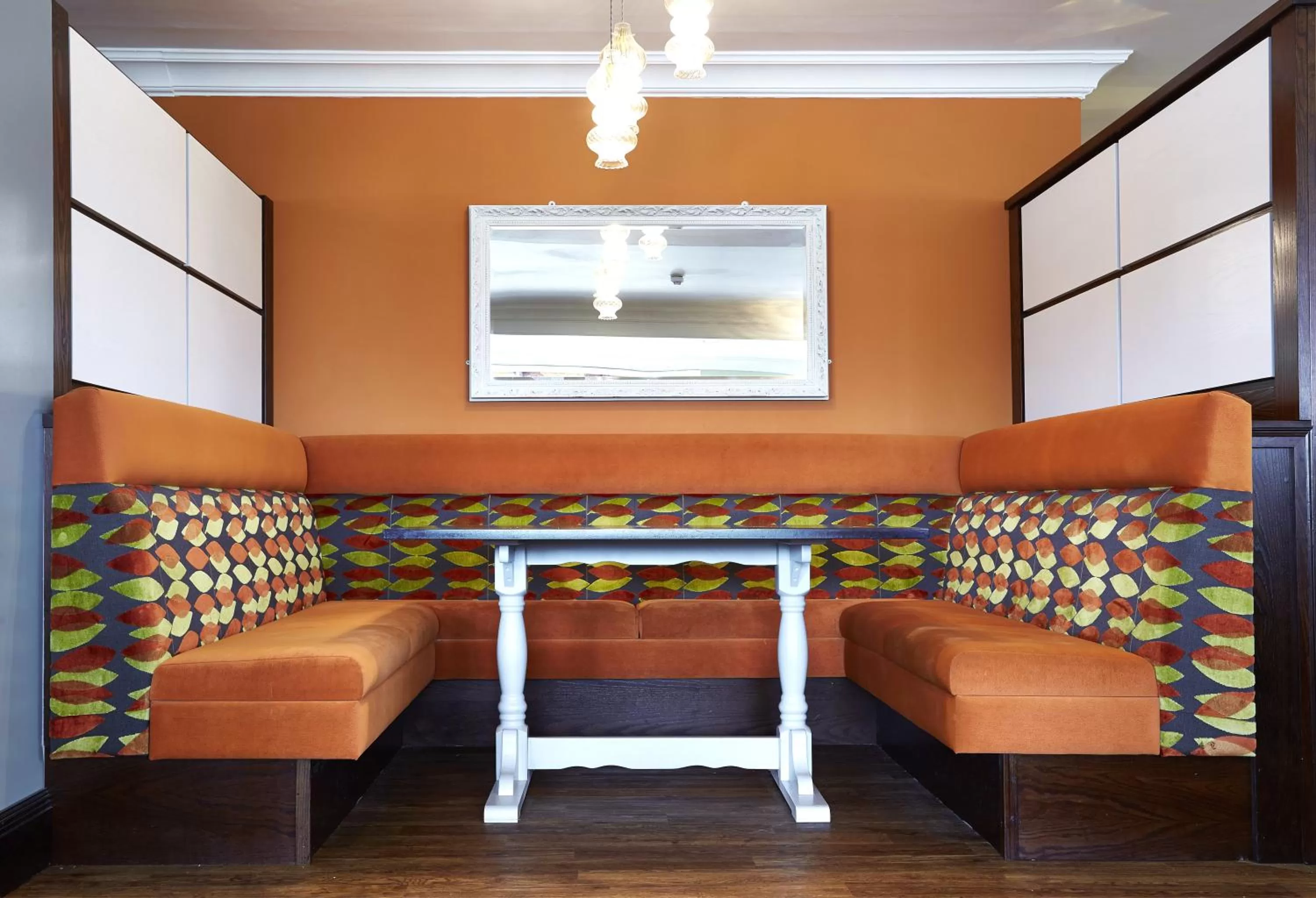 Seating area in The Wishing Well