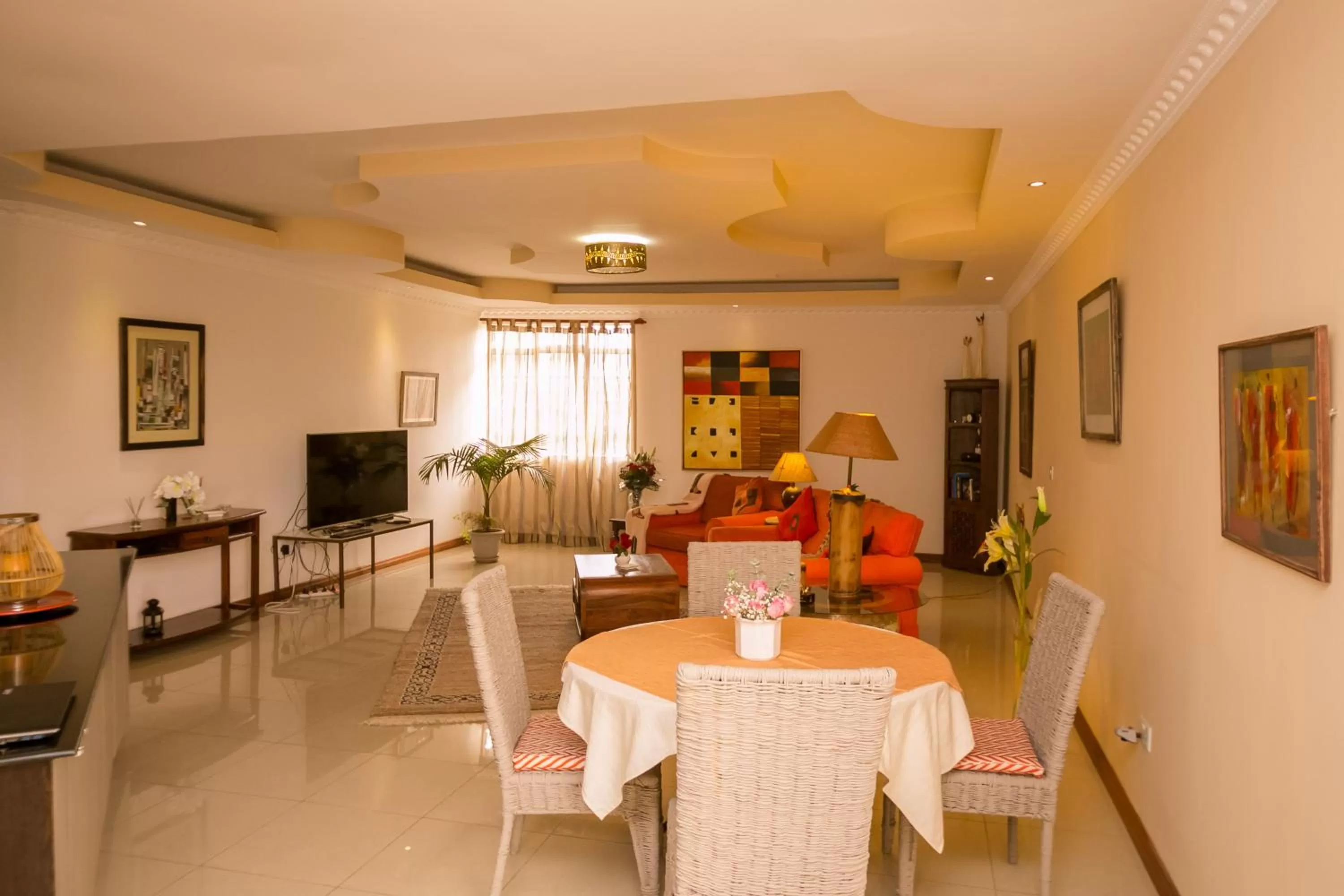 Living room in Hotel Rudi