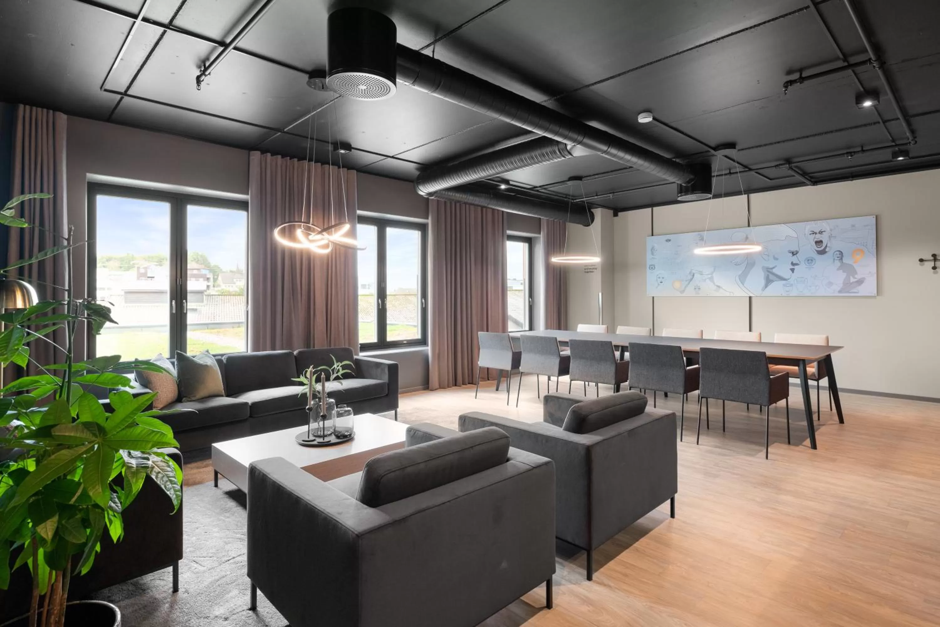 Living room in Hotell Jæren