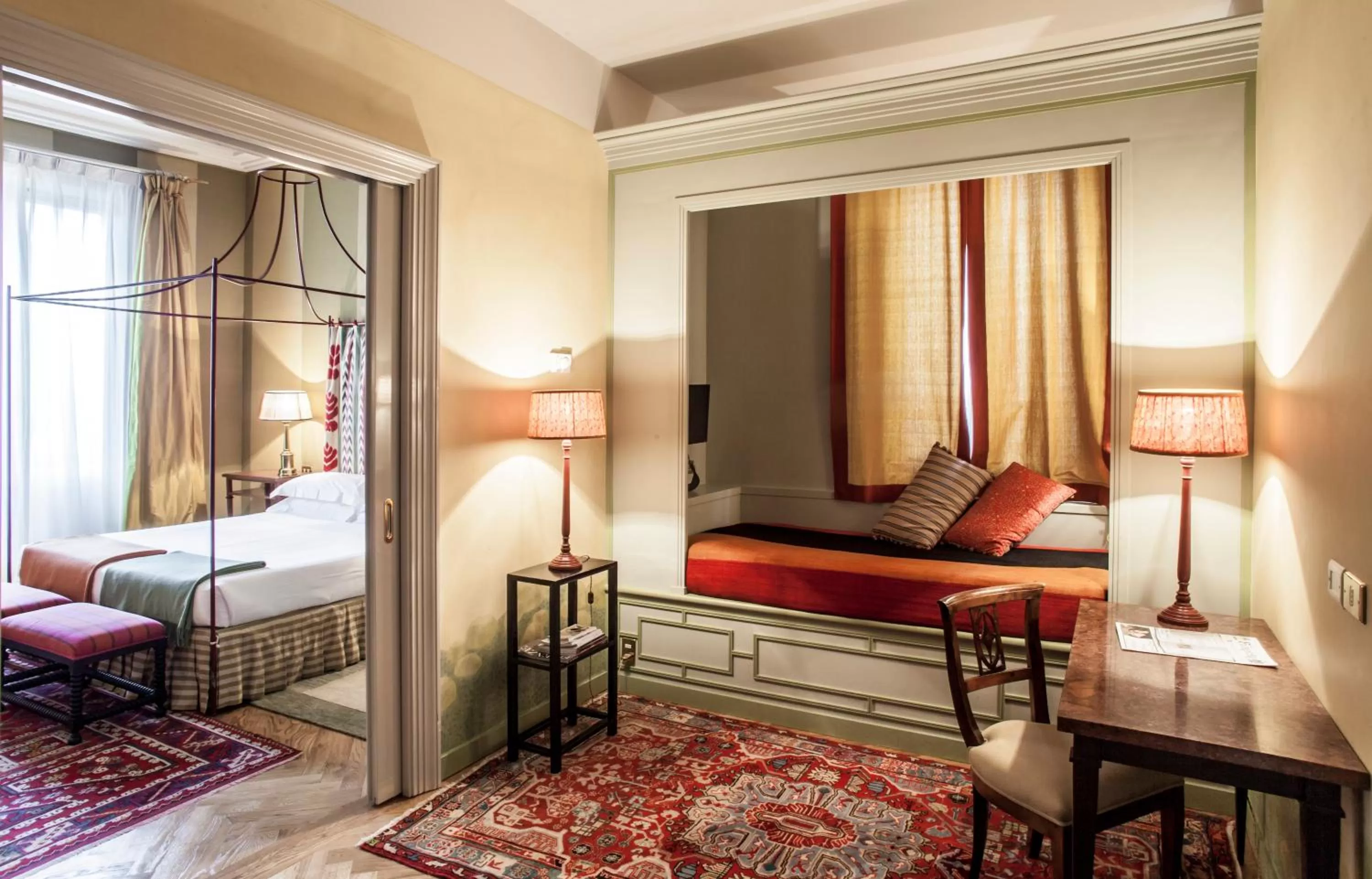 Bed in Antica Torre Tornabuoni