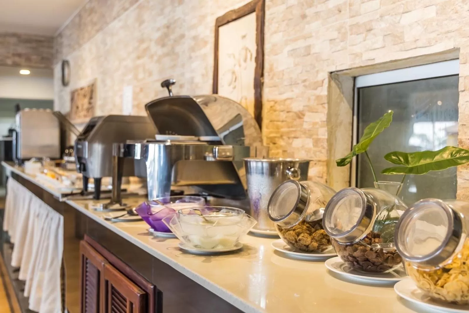 Buffet breakfast in The L Resort, Krabi