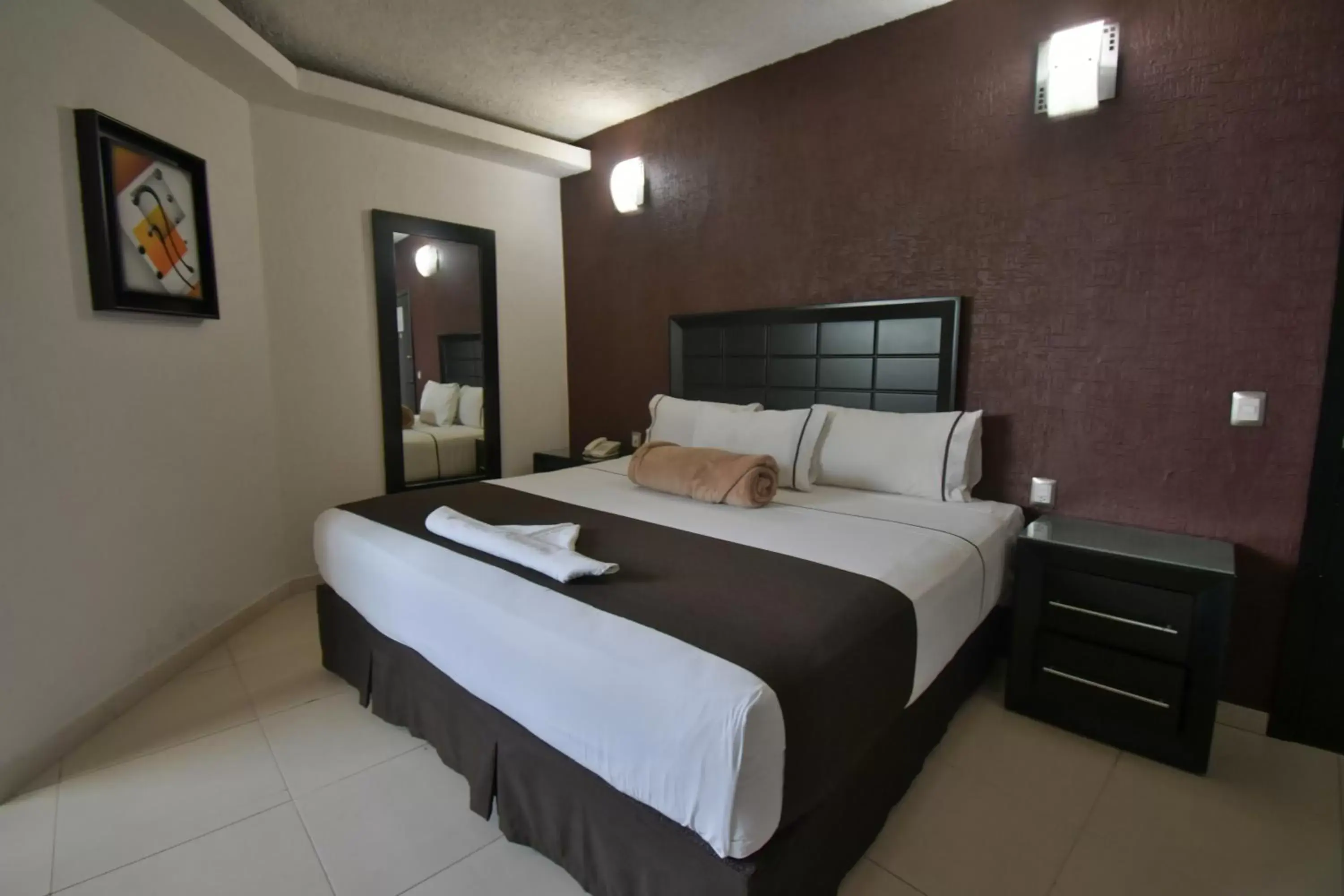 Superior King Room in Hotel Portonovo Plaza Centro Superior King Room in Hotel Portonovo Plaza Centro