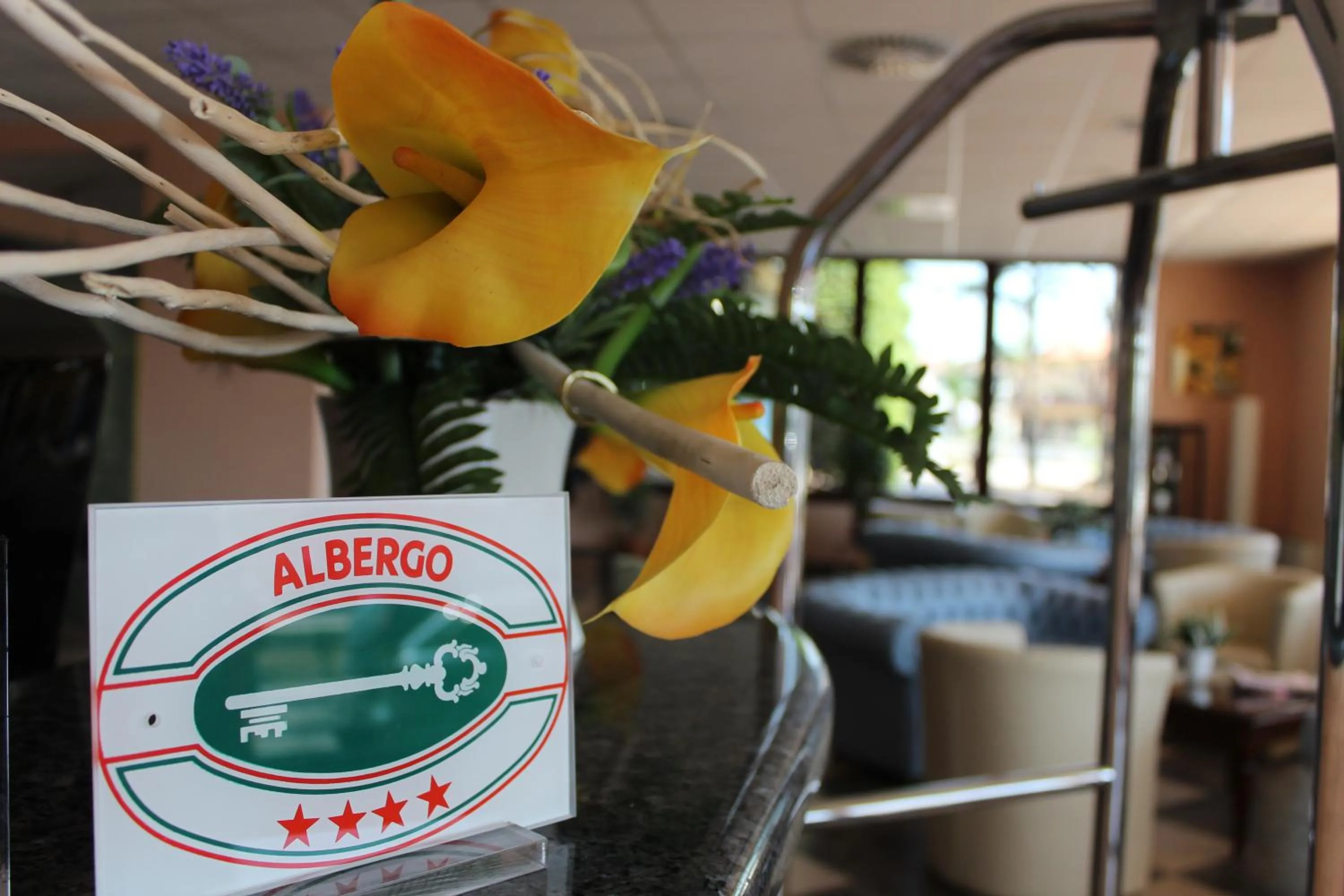 Communal lounge/ TV room in Piccolo Hotel Nogara