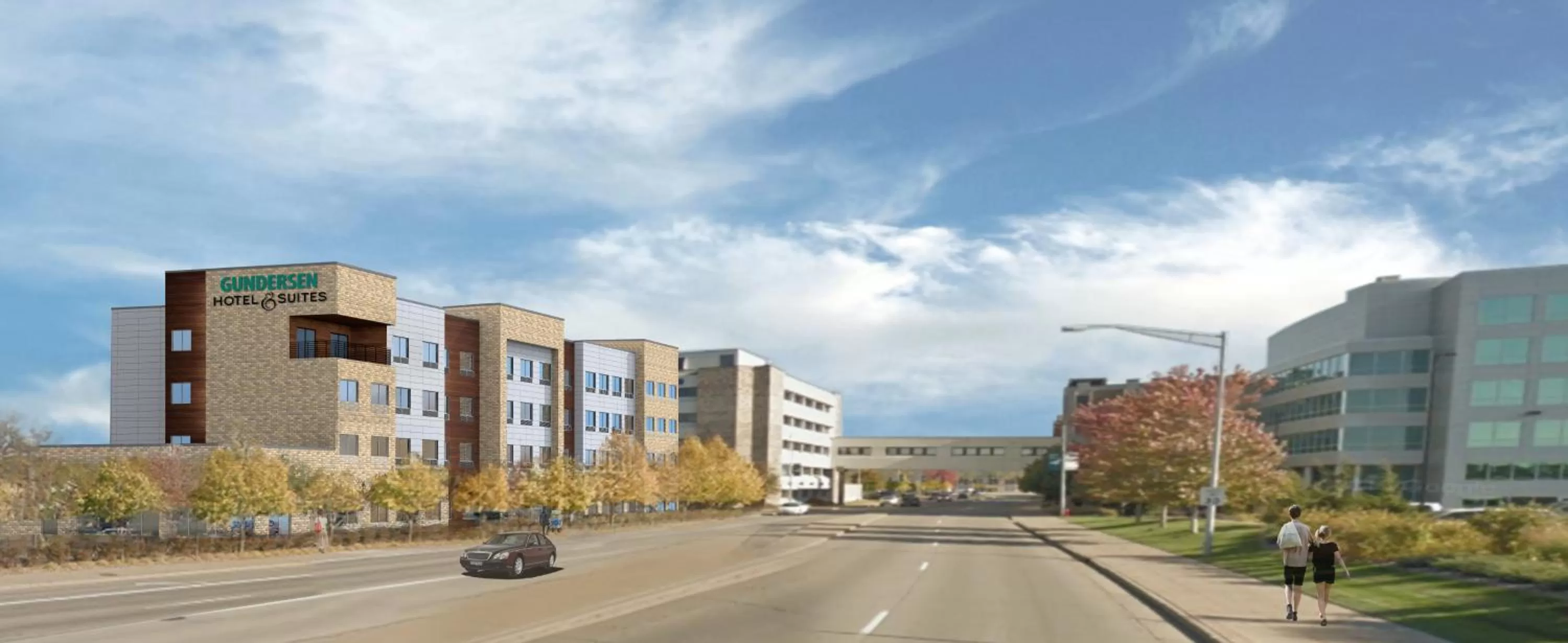 Property building in Gundersen Hotel & Suites