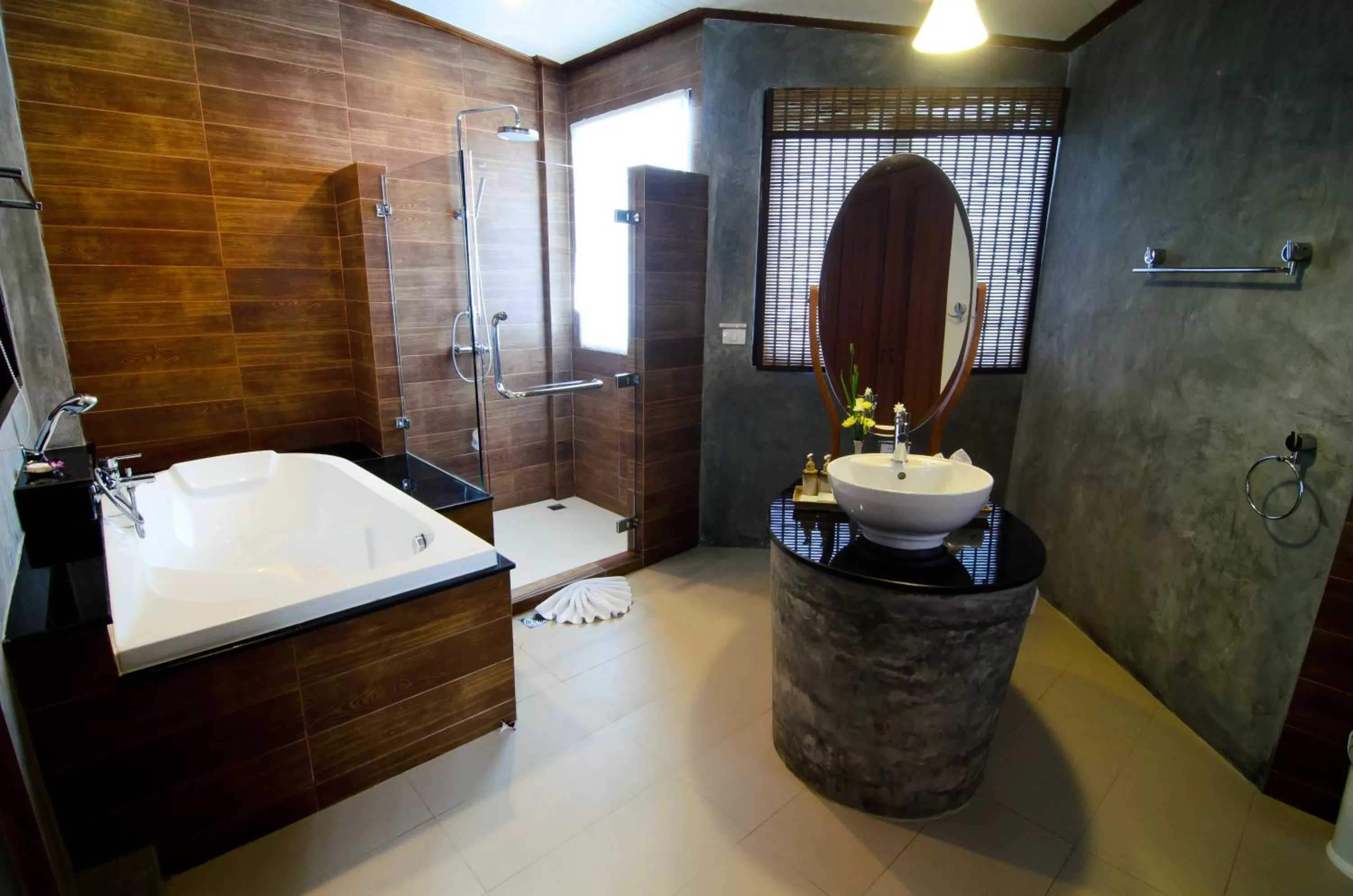 Bathroom, Bed in Aonang Phu Petra Resort, Krabi - SHA Plus