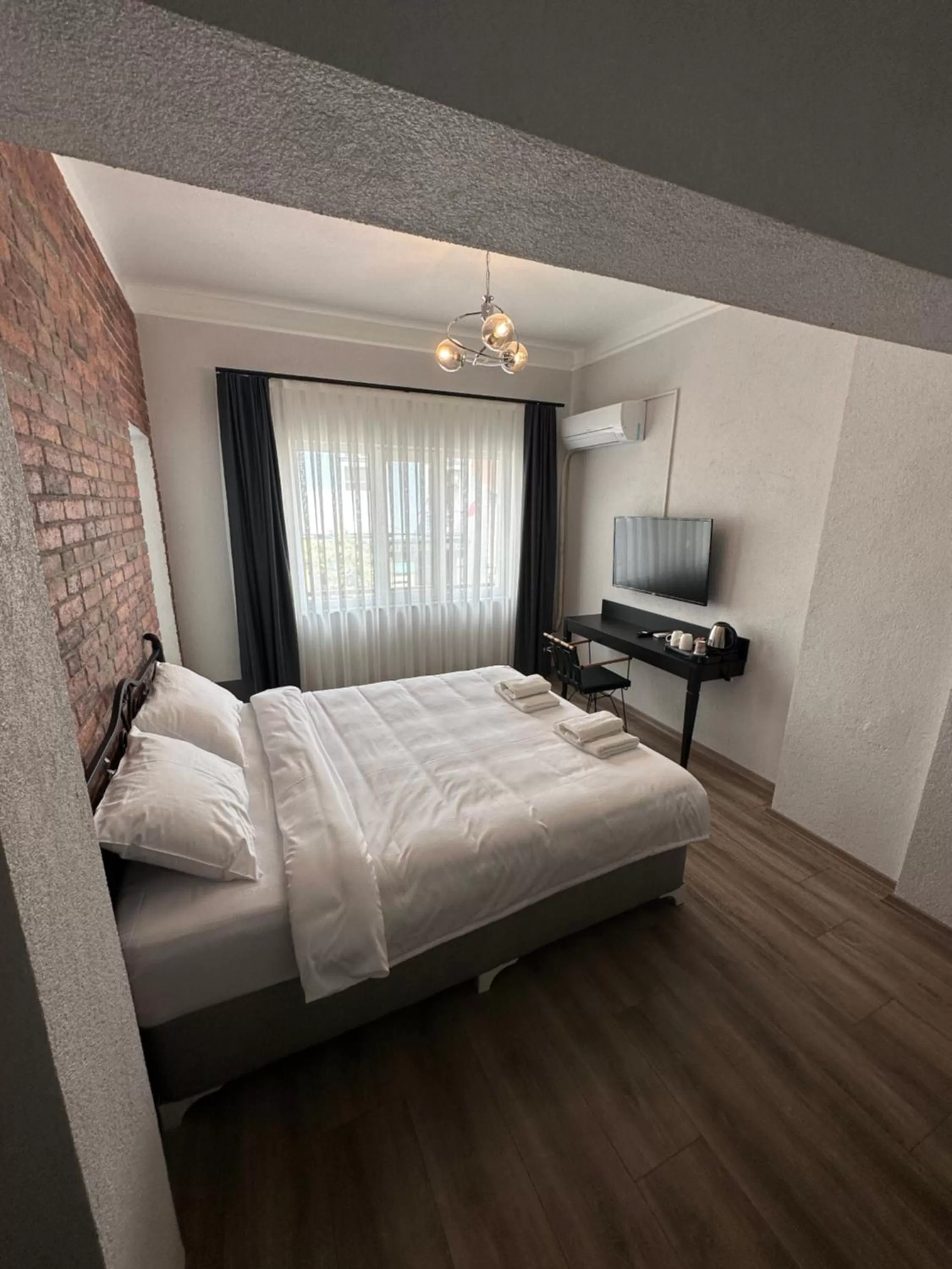 Bed in DERİN BUTİK HOTEL