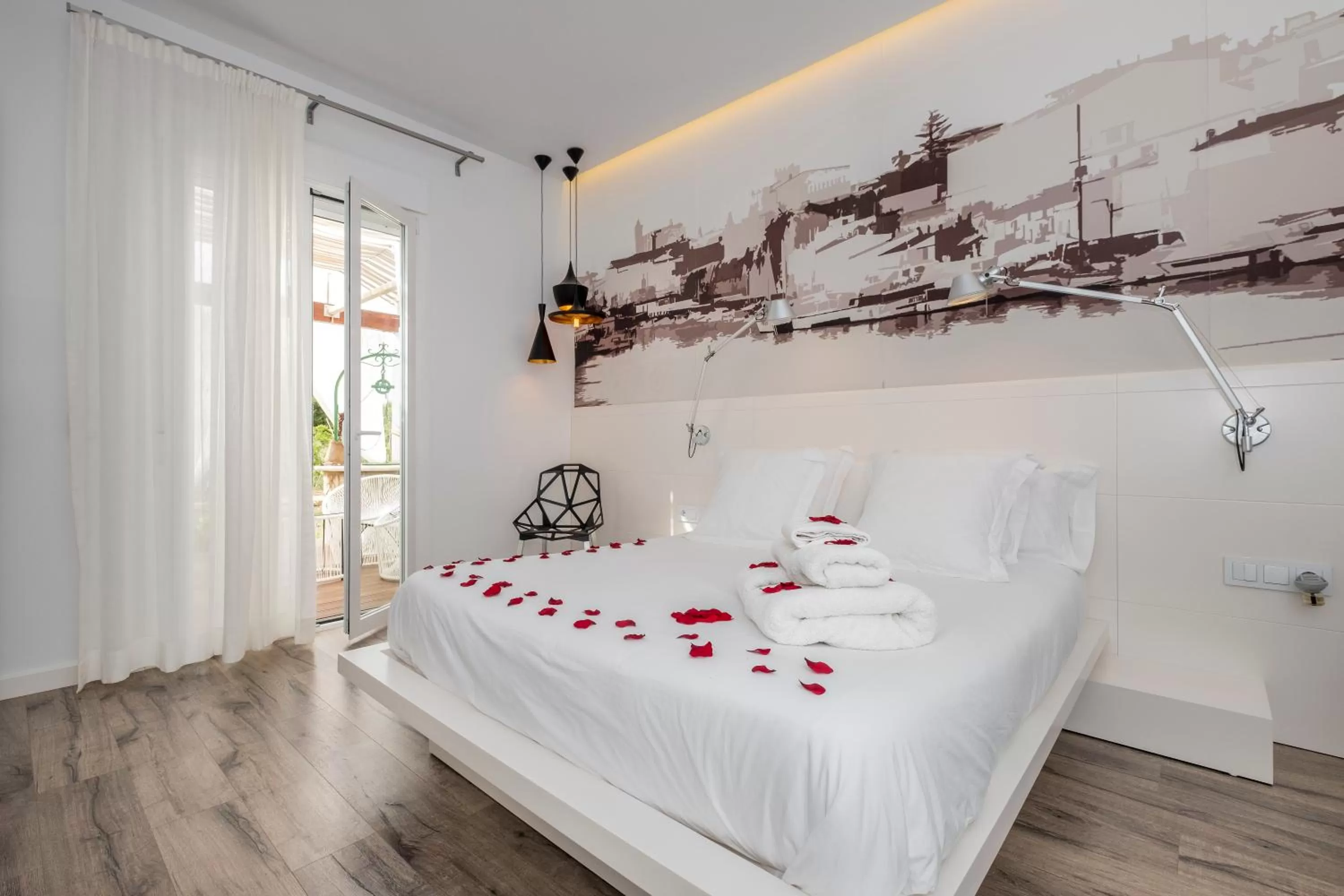 Bedroom, Bed in Hotel Abril 37