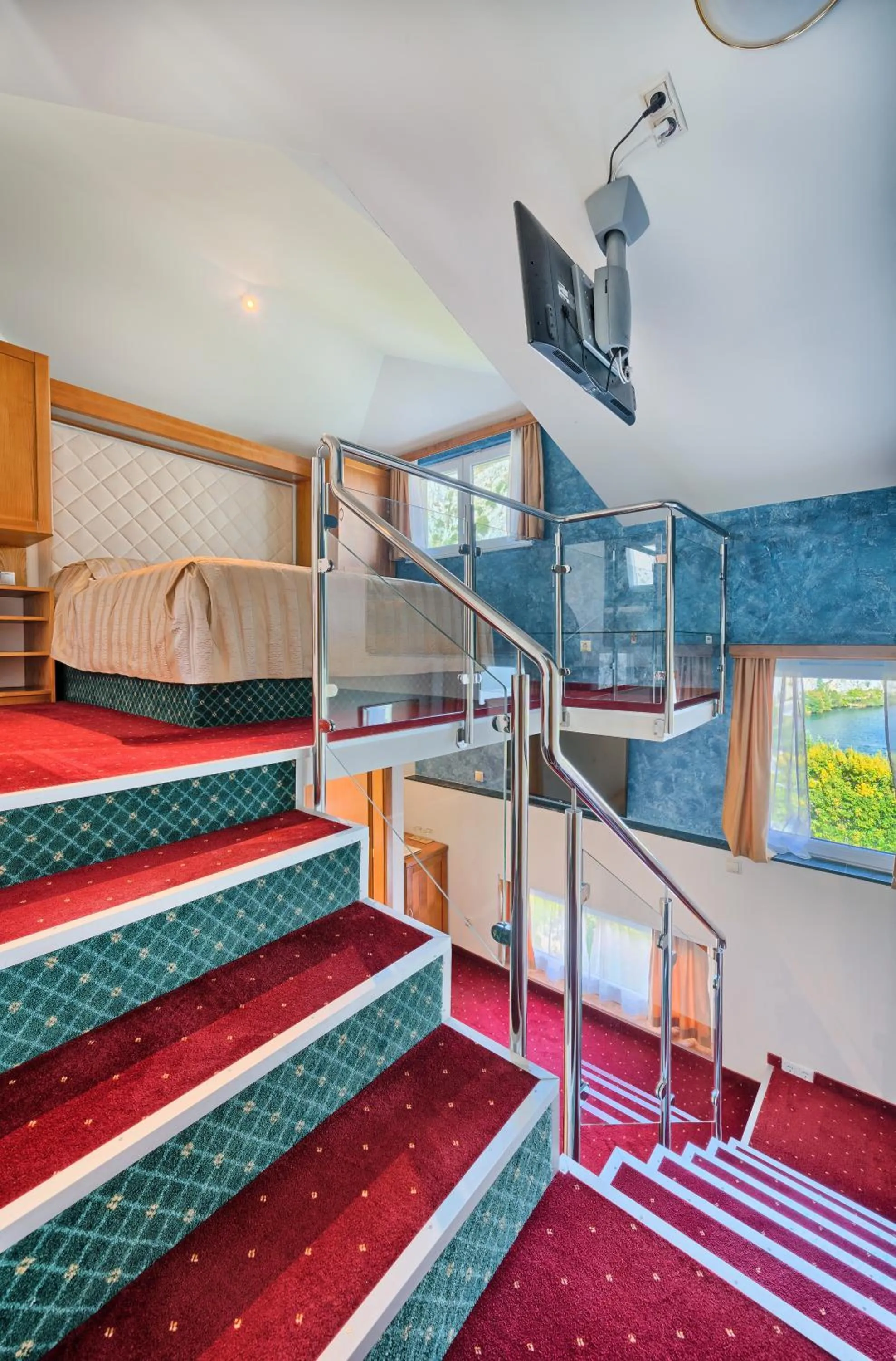 Bed in Hotel Villa Dvor