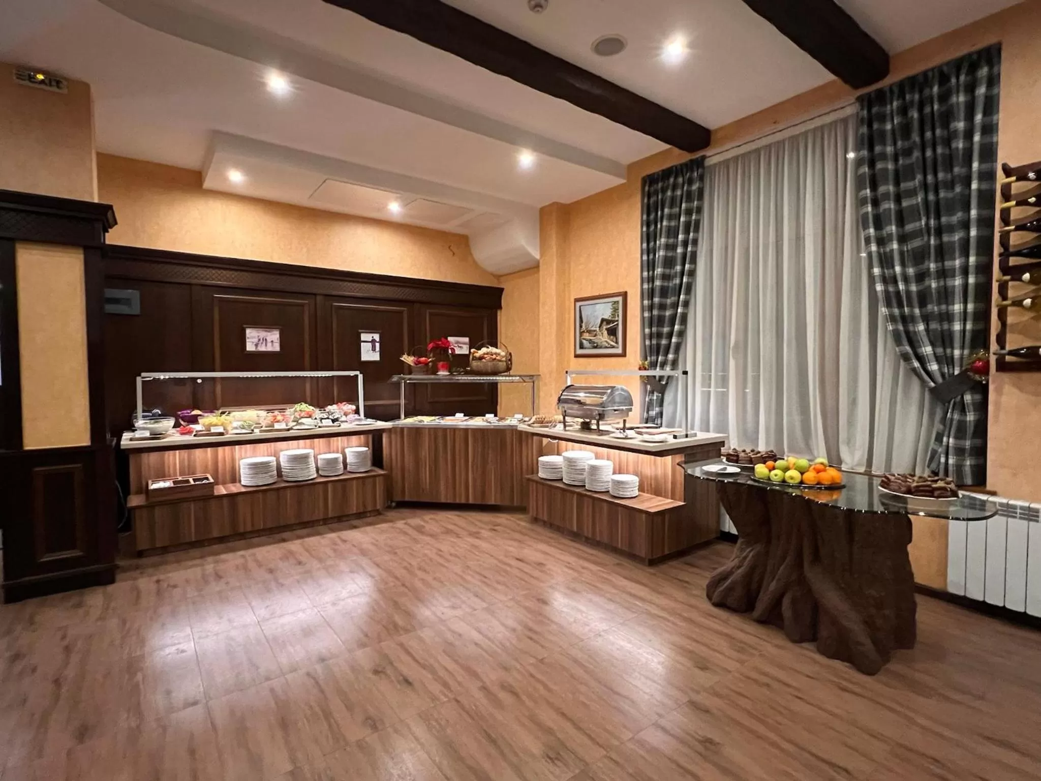 Kitchen or kitchenette in Park Hotel Panorama